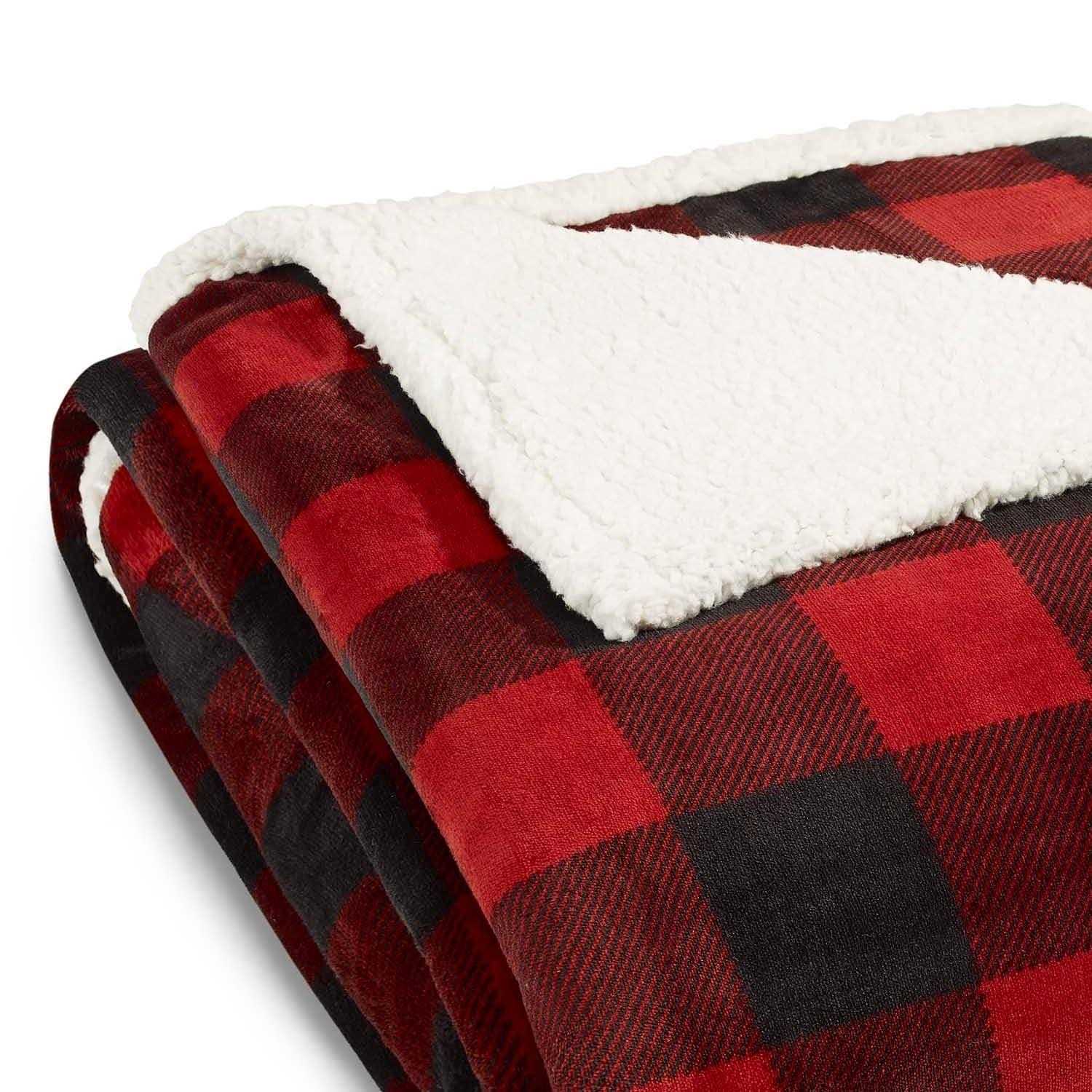 Eddie Bauer Mountain Plaid Blanket - Image 3
