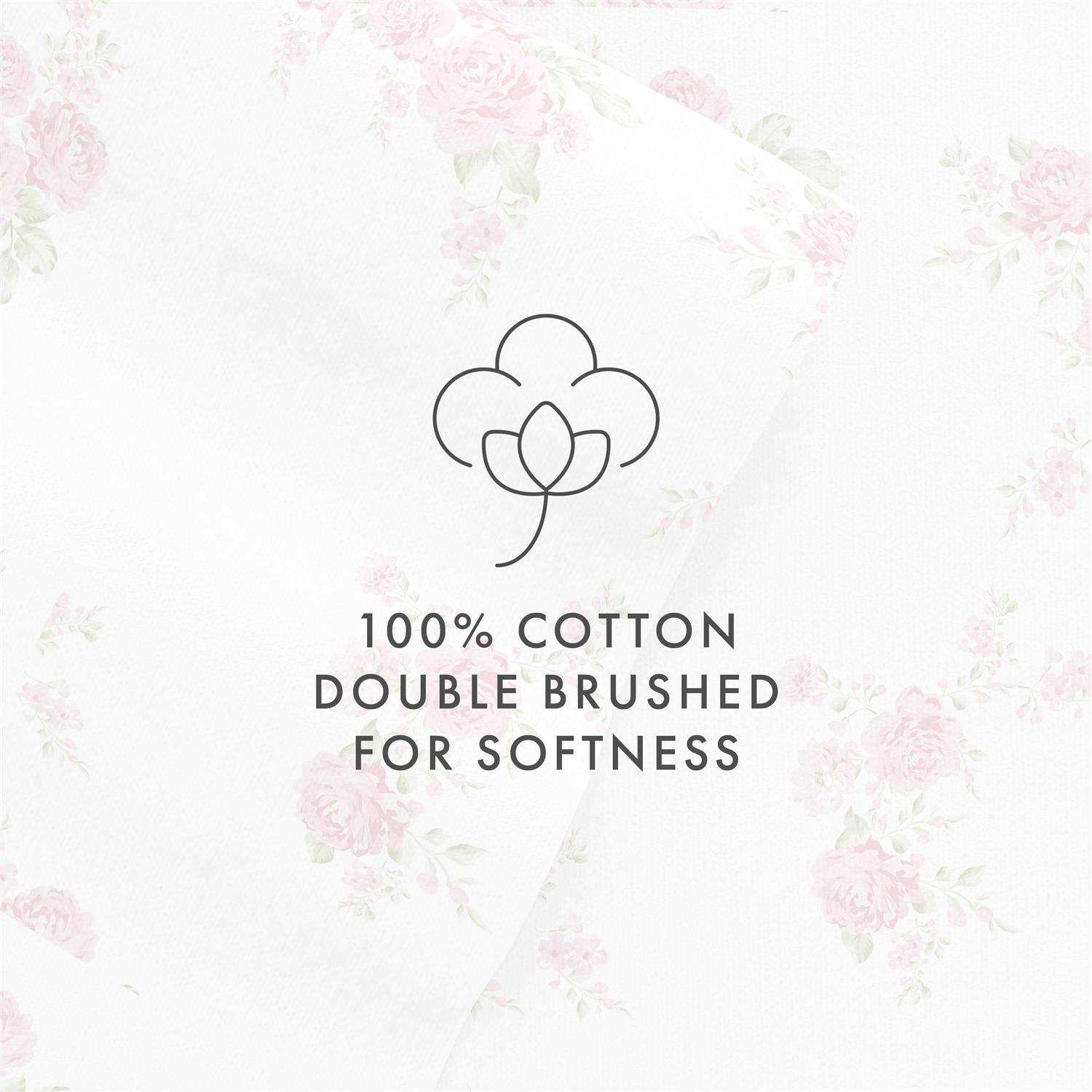 Home Collection Premium 4 Piece Flannel Bed Sheet Set - Image 3