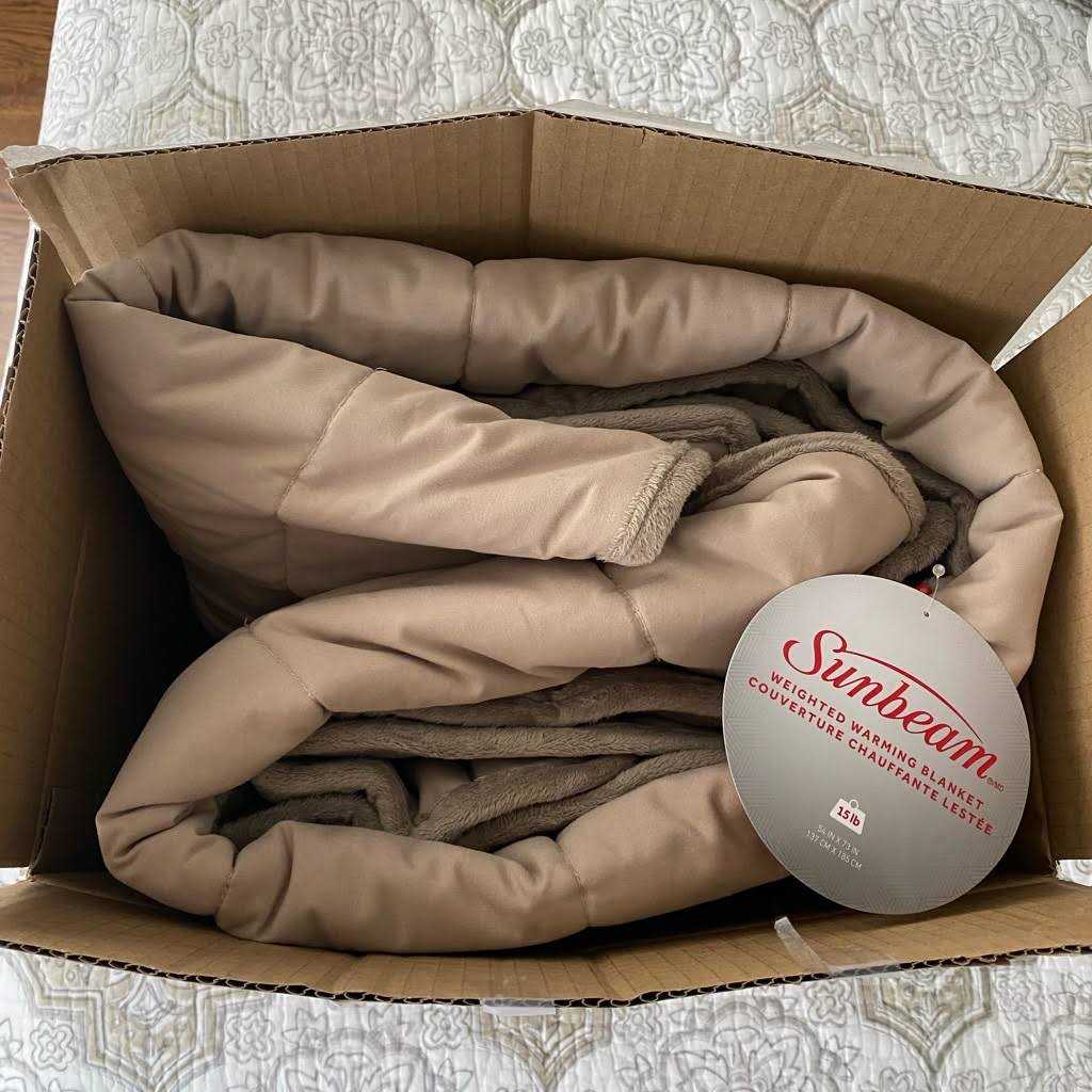 Reversible Sunbeam Weighted Microfiber Blanket - Image 3