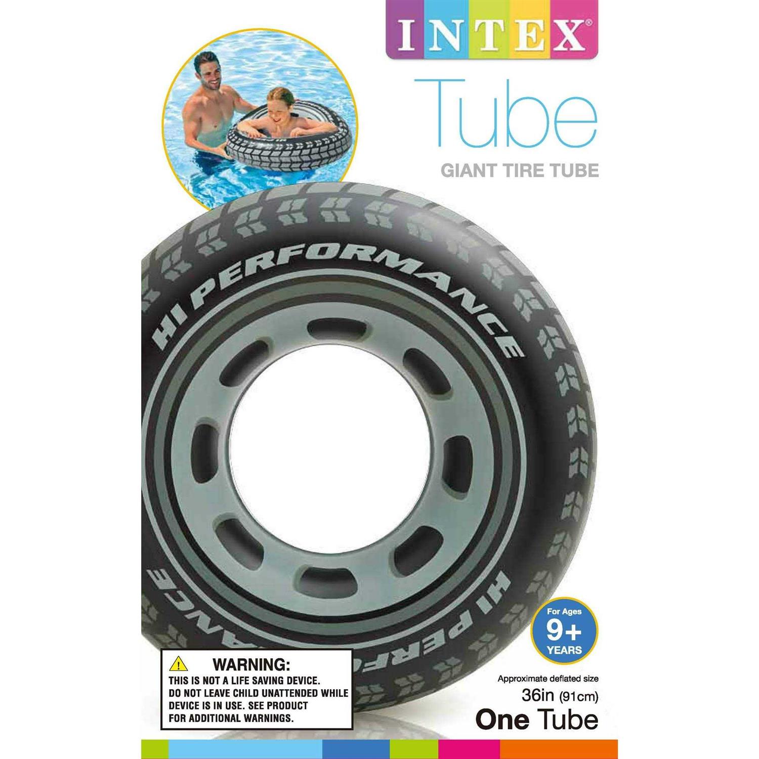 Intex Inflatable Giant Tire Pool Lake Ocean - Image 4