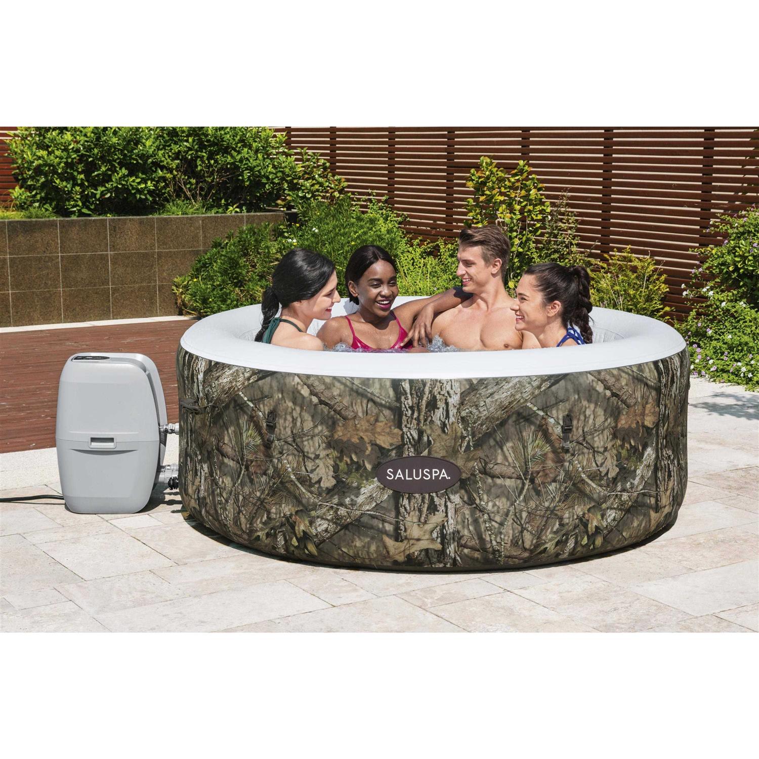 Saluspa Mossy Oak Inflatable 2-4 Person 177 gal. Hot Tub - Image 5