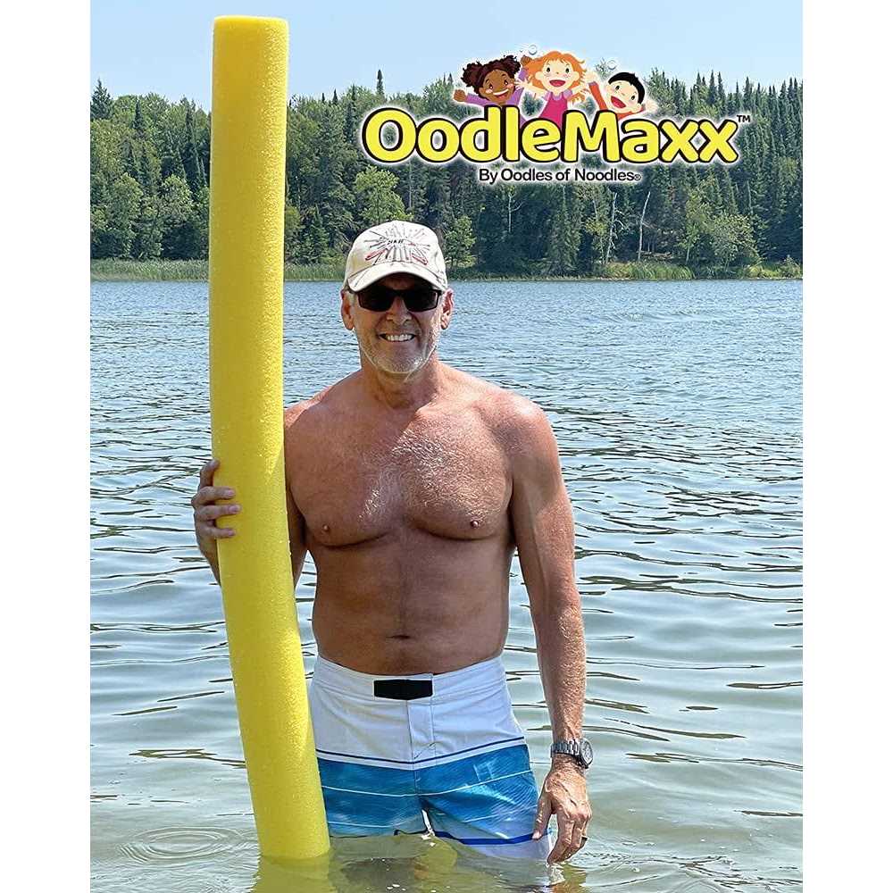 thumbnail interactive-video image 1 of OodleMaxx Giant Pool Noodle - Extra Large Blue Float For Ultimate Pool Fun 1 of 4