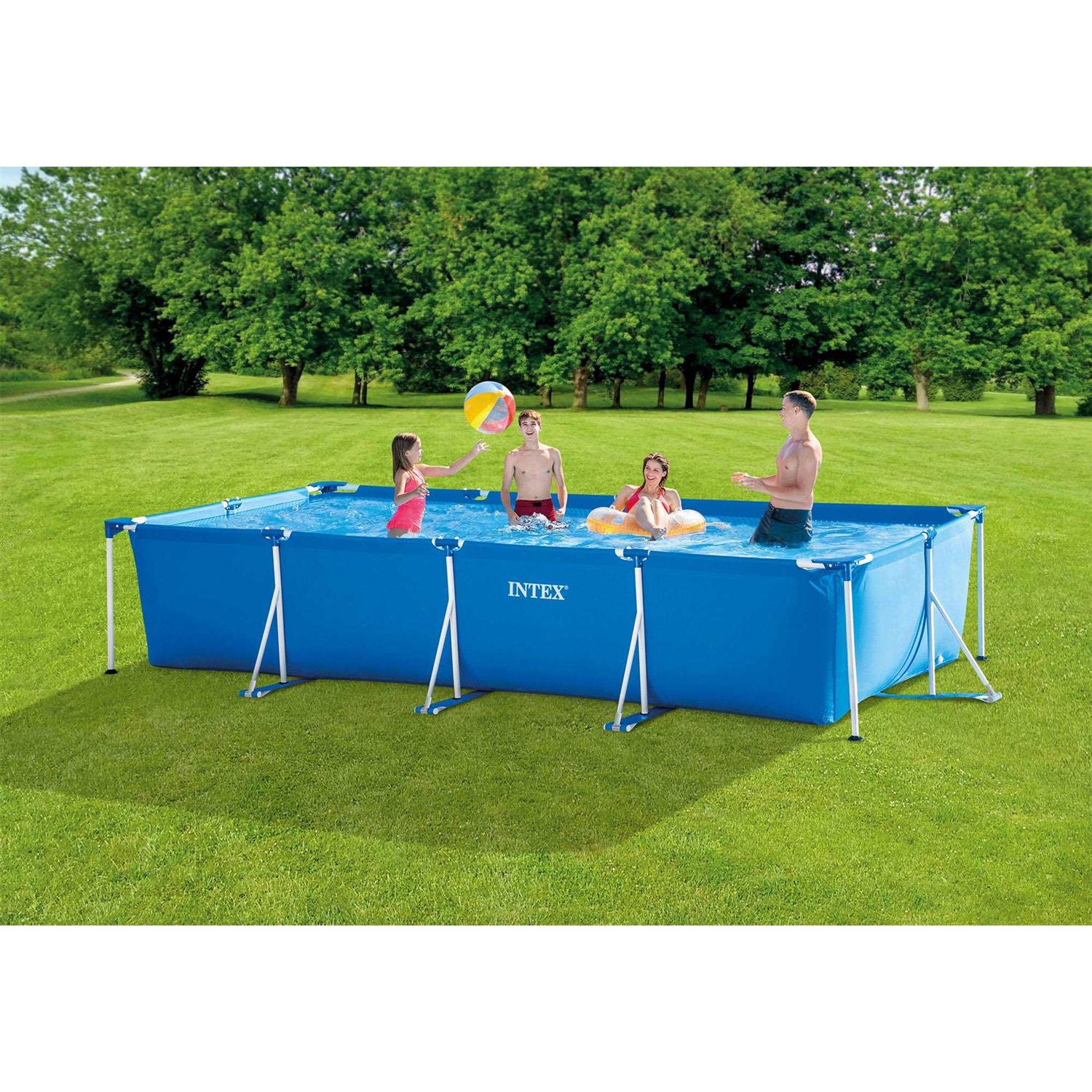 Intex Metal Frame Rectangular Pool - Image 4