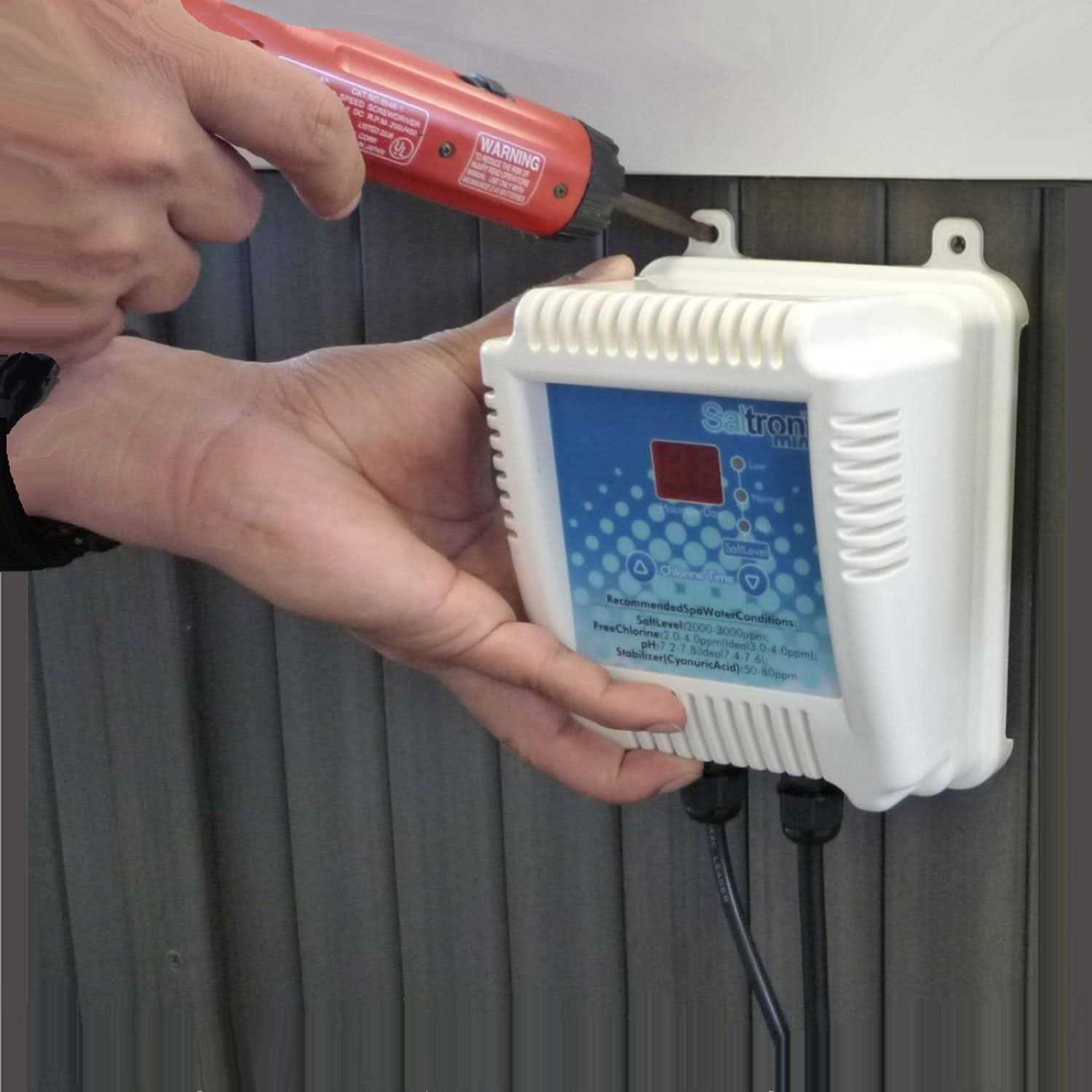 Saltron Mini Salt System Drop-In Saltwater Chlorine Generator for Hot Tubs & Swim Spas - Image 4