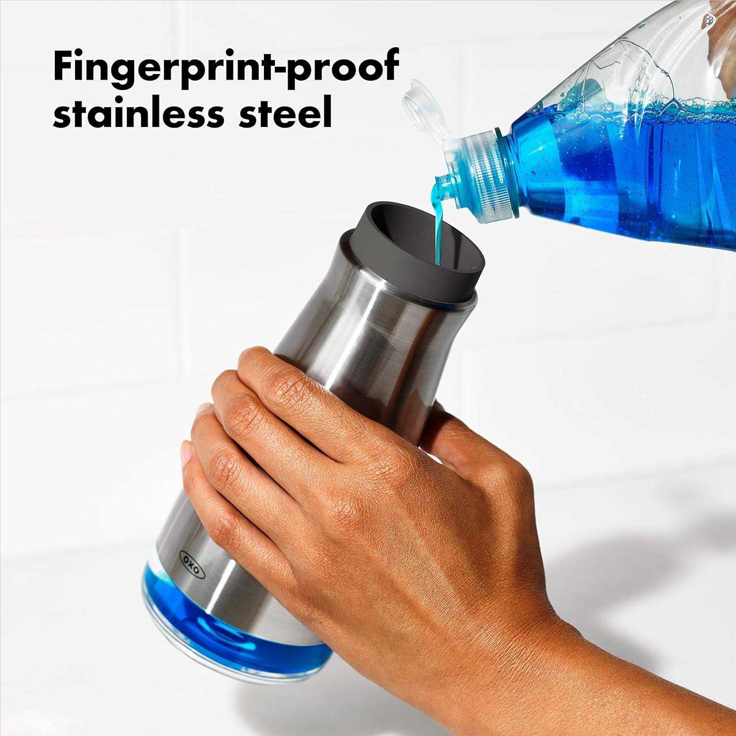 OXO Stainless Steel Soap Dispenser - Image 2