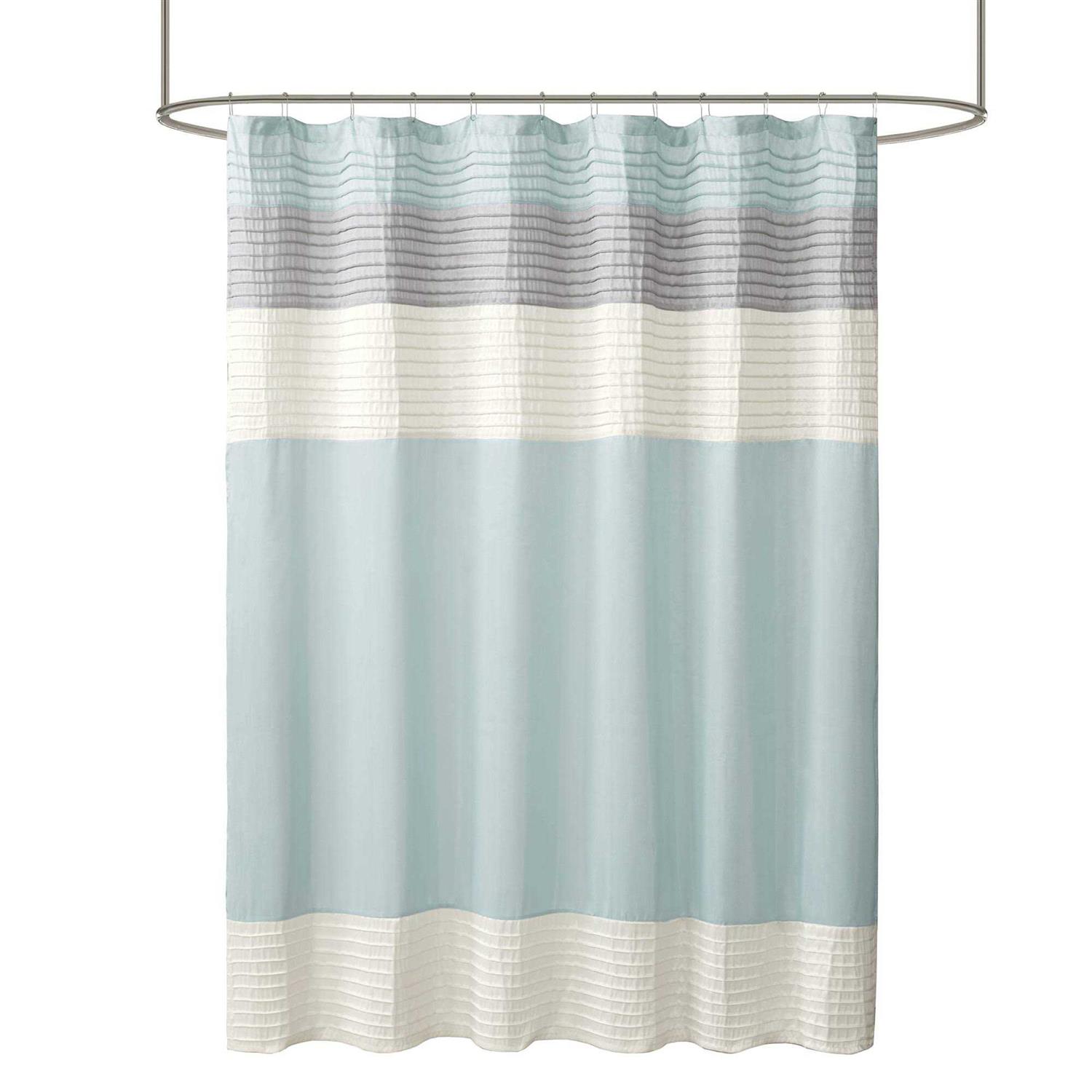 Madison Park Amherst Faux Silk Shower Curtain - Image 2