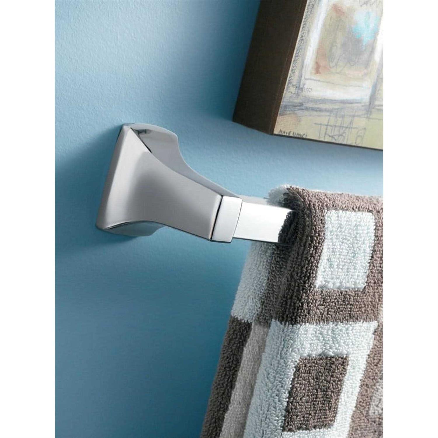 Moen P5860 Contemporary Chrome Towel Ring - Image 2