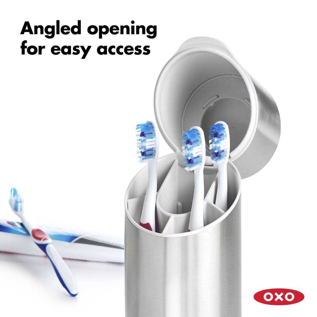 OXO Good Grips Stainless Steel Toothbrush Organizer - Image 5