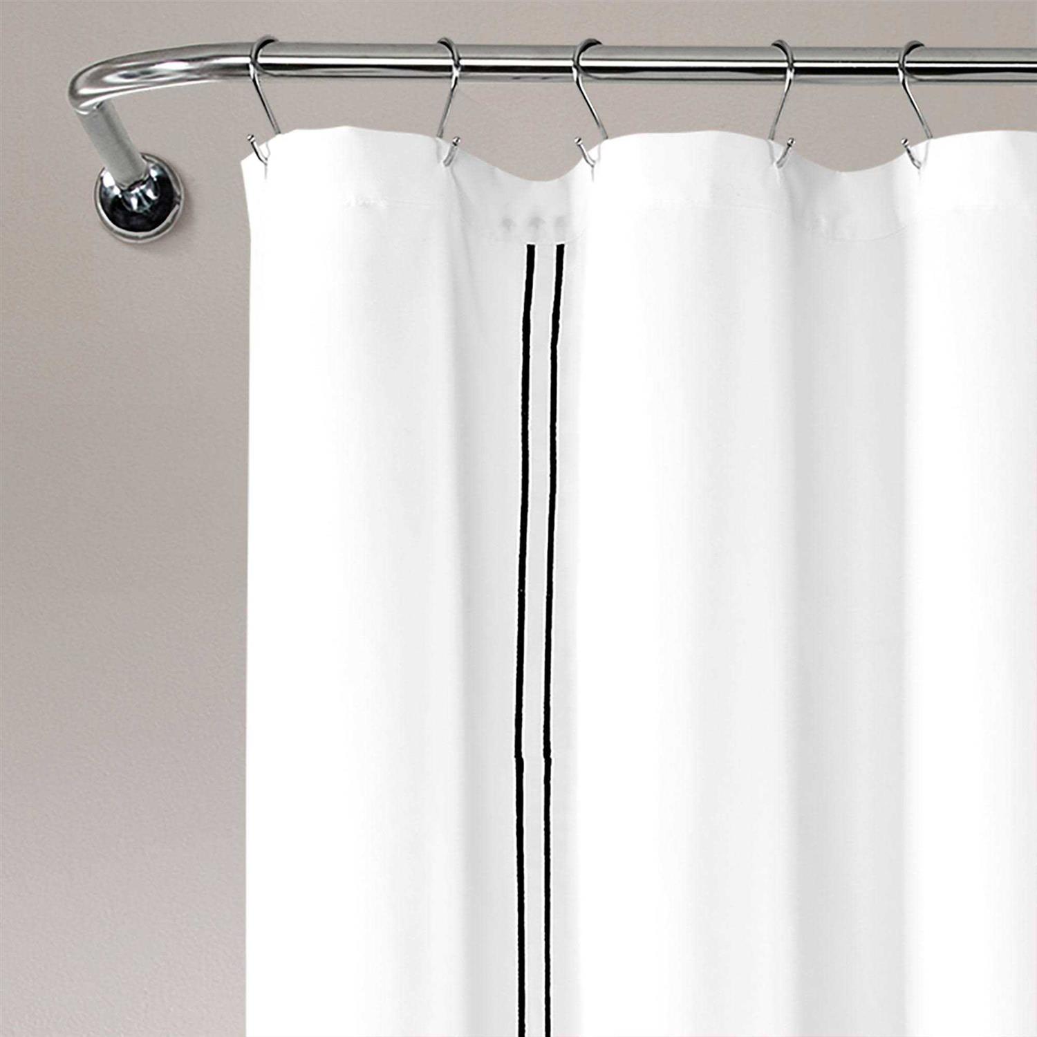 Lush Decor Hotel Collection Shower Curtain - Image 5