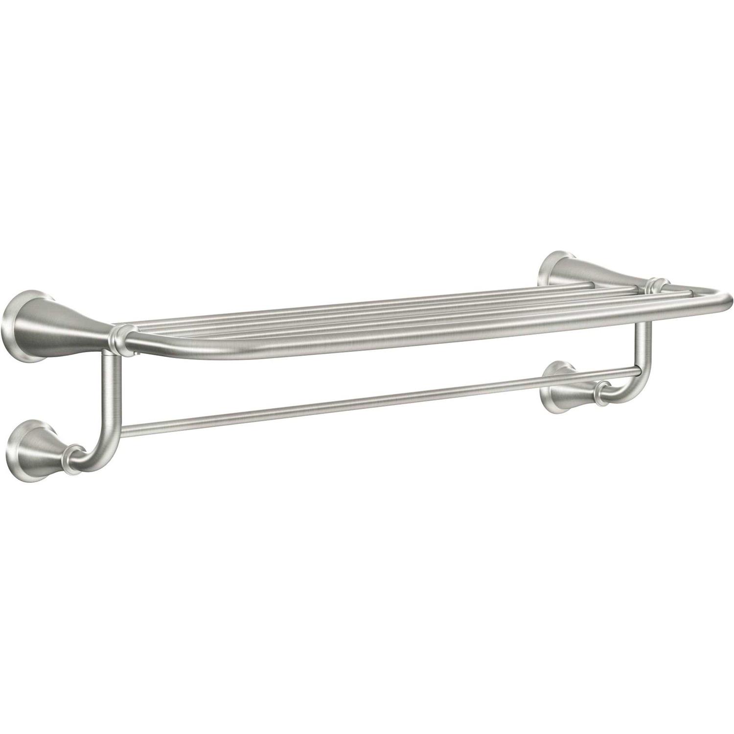 Moen Y2694BN Banbury 24 Towel Bar with Shelf