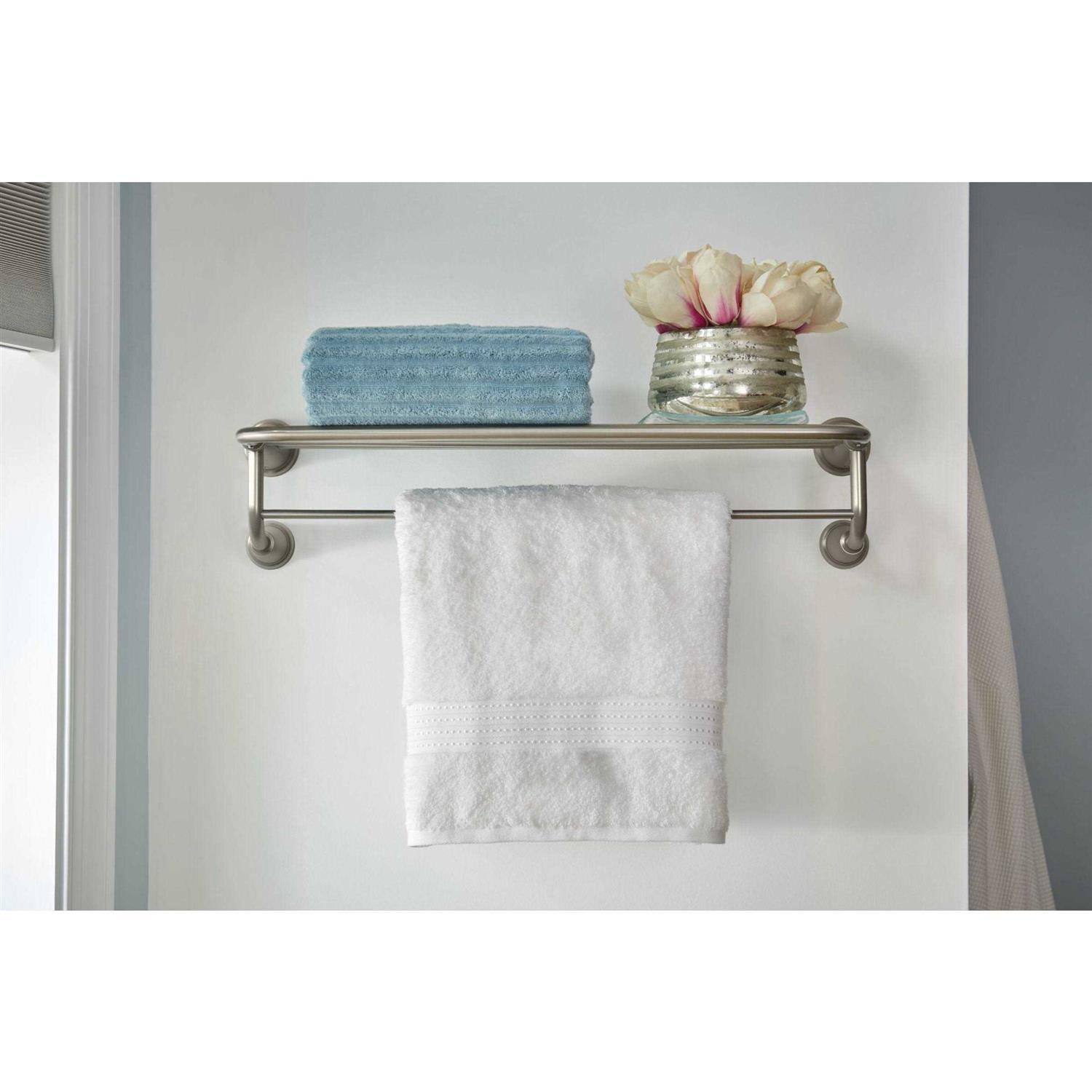 Moen Y2694BN Banbury 24 Towel Bar with Shelf - Image 3