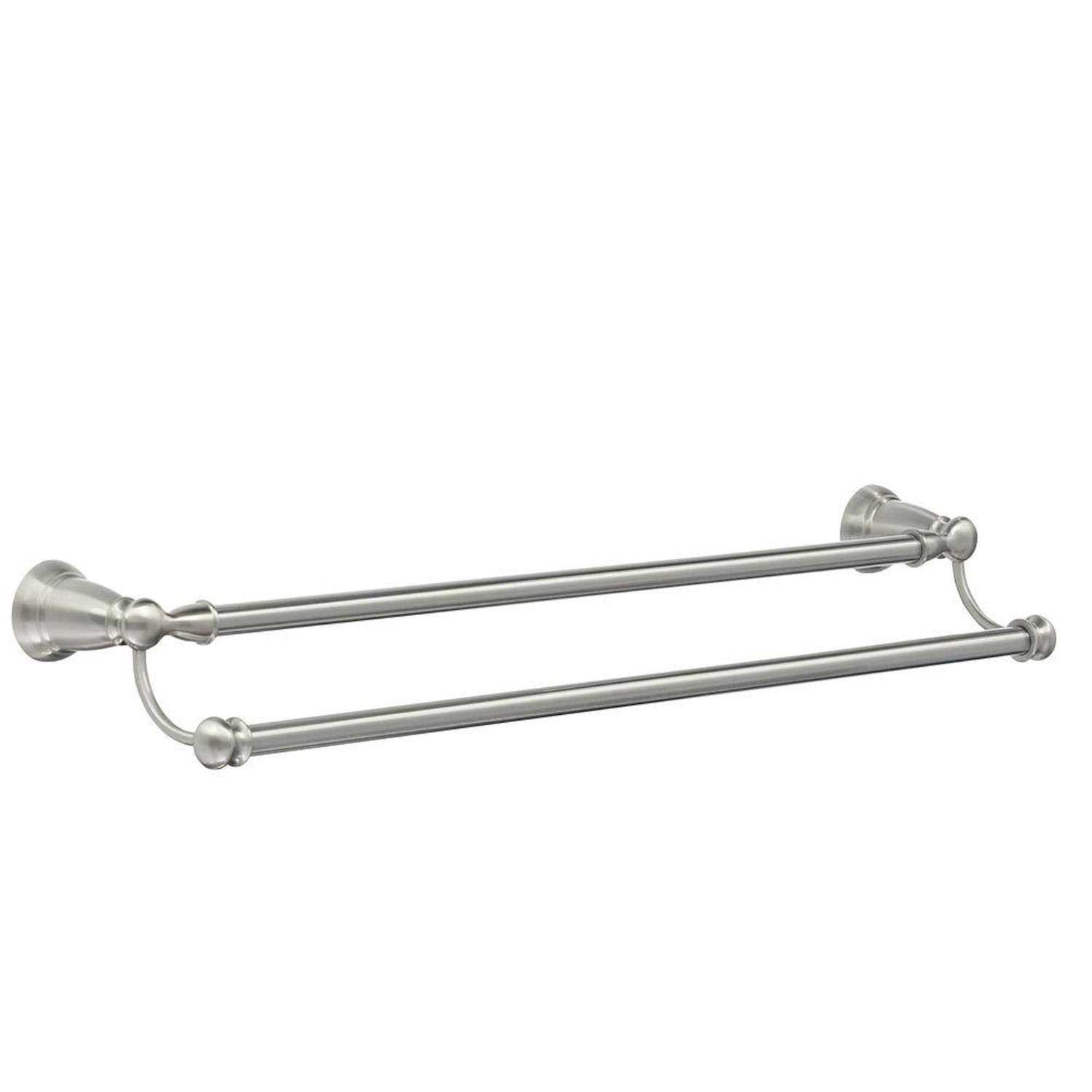 Moen Sage Brushed Nickel Double Towel Bar DN6822BN - Image 4