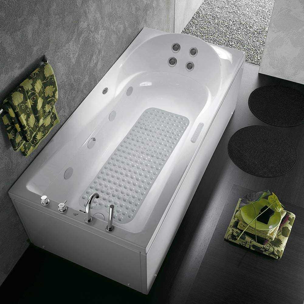 Linoows Bathtub and Shower Mats Extra Long Non-Slip Bath Mat 39 x 16 Inch - Image 5
