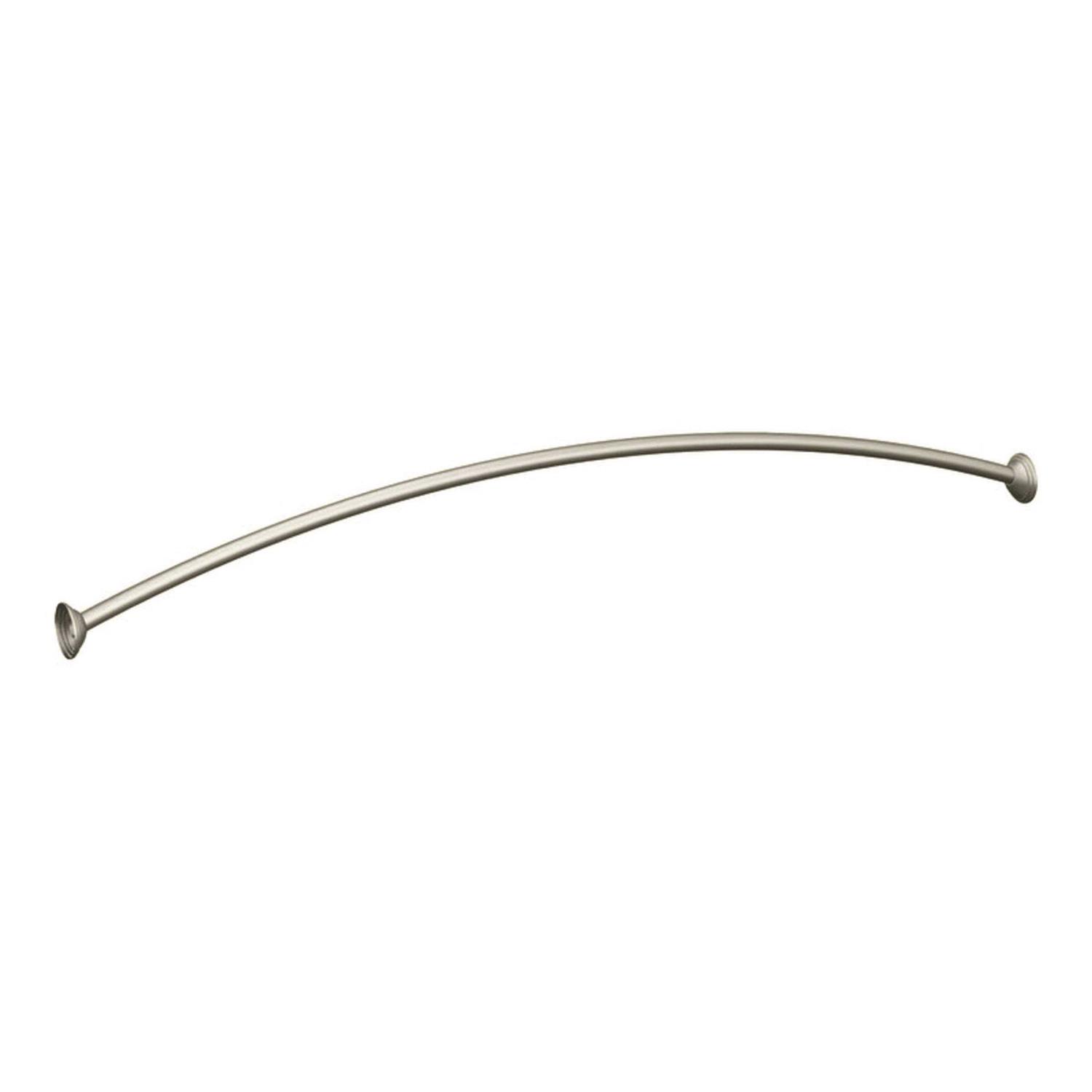 Moen Matte Black Adjustable Curved Shower Rod - Image 5
