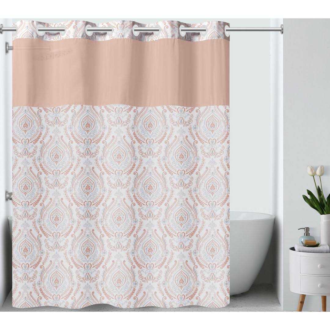 Hookless French Damask Shower Curtain - Image 4