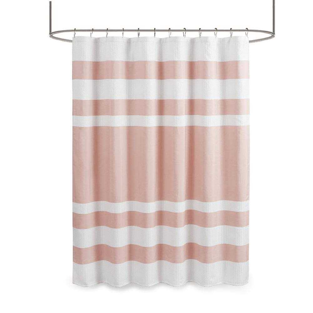 Madison Park Ara Ombre Printed Seersucker Shower Curtain - Image 5