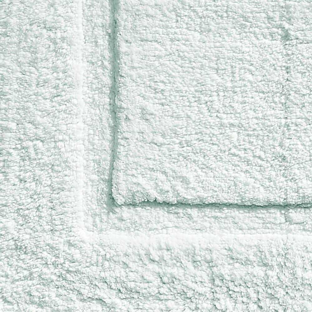 mDesign Bathroom Cotton Rectangular Rug Long Runner - Image 5