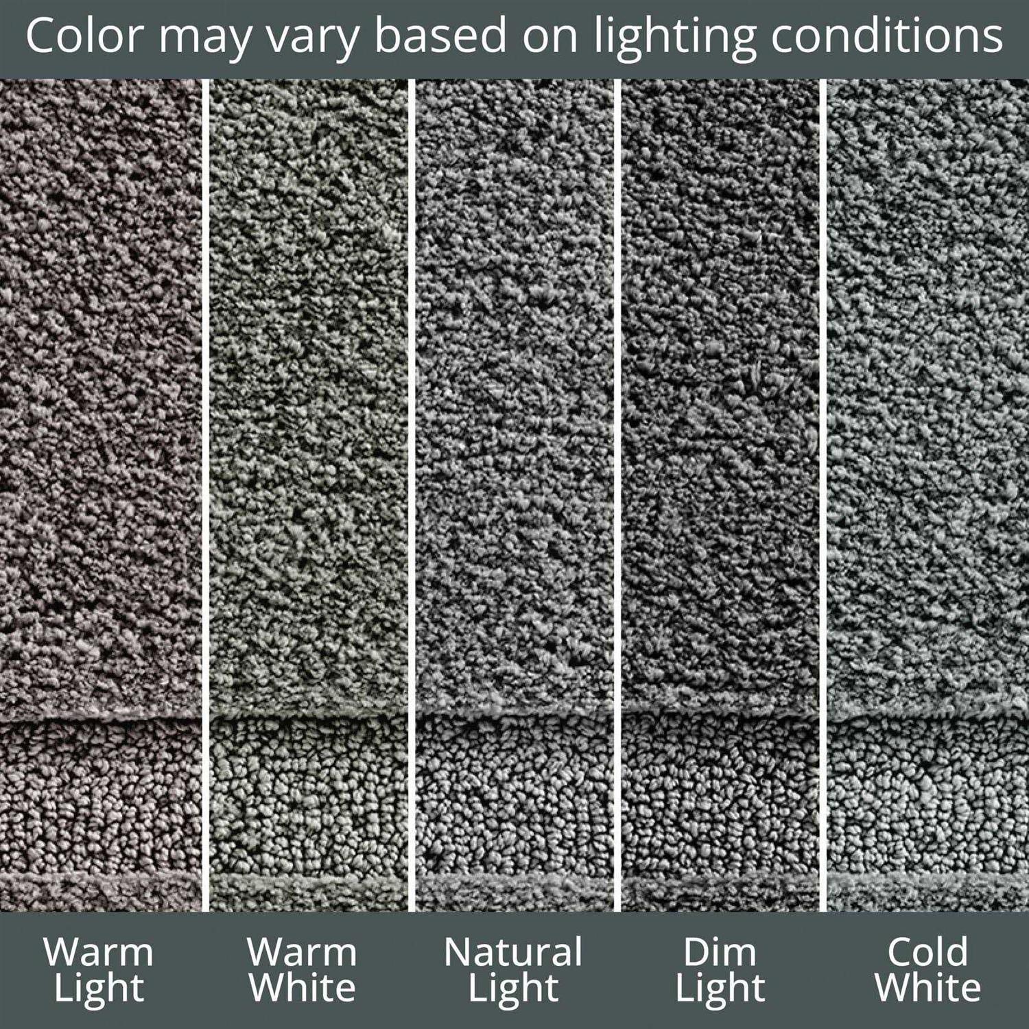 mDesign Microfiber Polyester Bathroom Rugs for Indoor Bath - Image 5