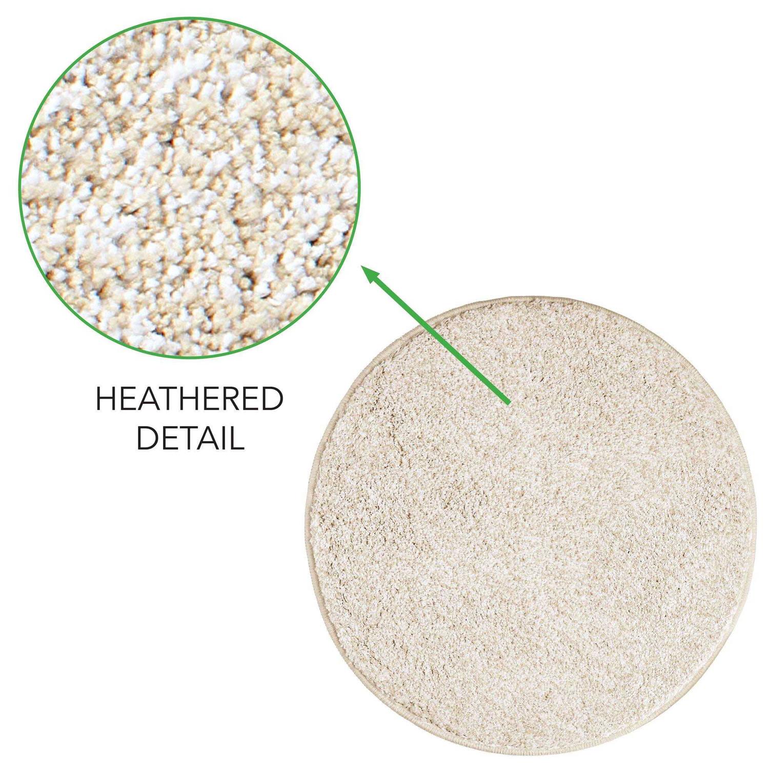 mDesign Microfiber Accent Rug Mat - Image 4