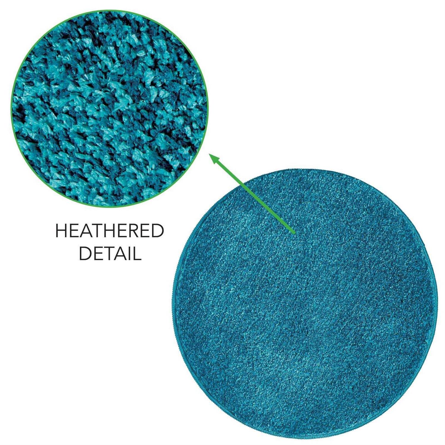 mDesign Microfiber Accent Rug Mat - Image 2