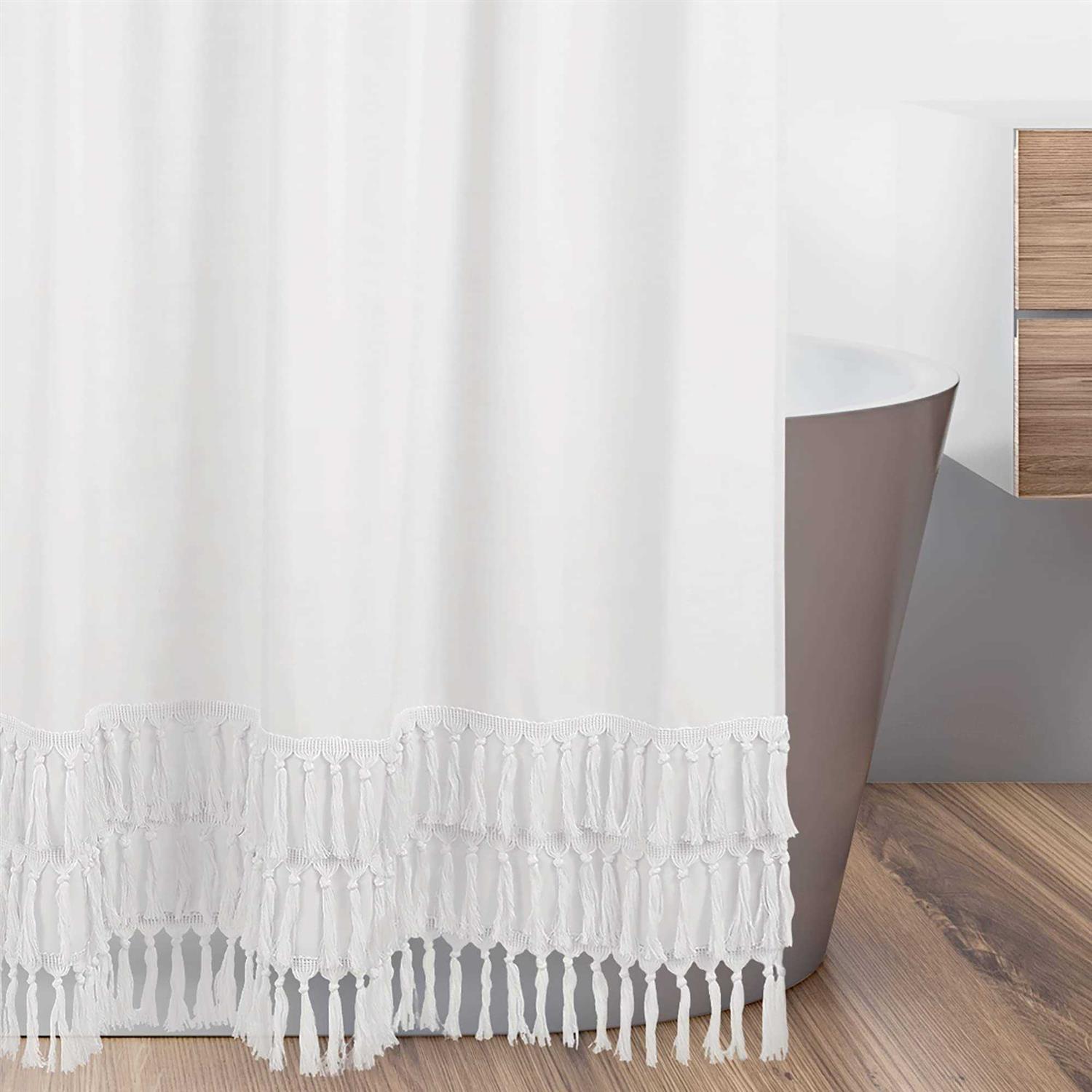 Sweet Jojo Designs Boho Bohemian Bathroom Fabric Bath Shower Curtain - Image 4