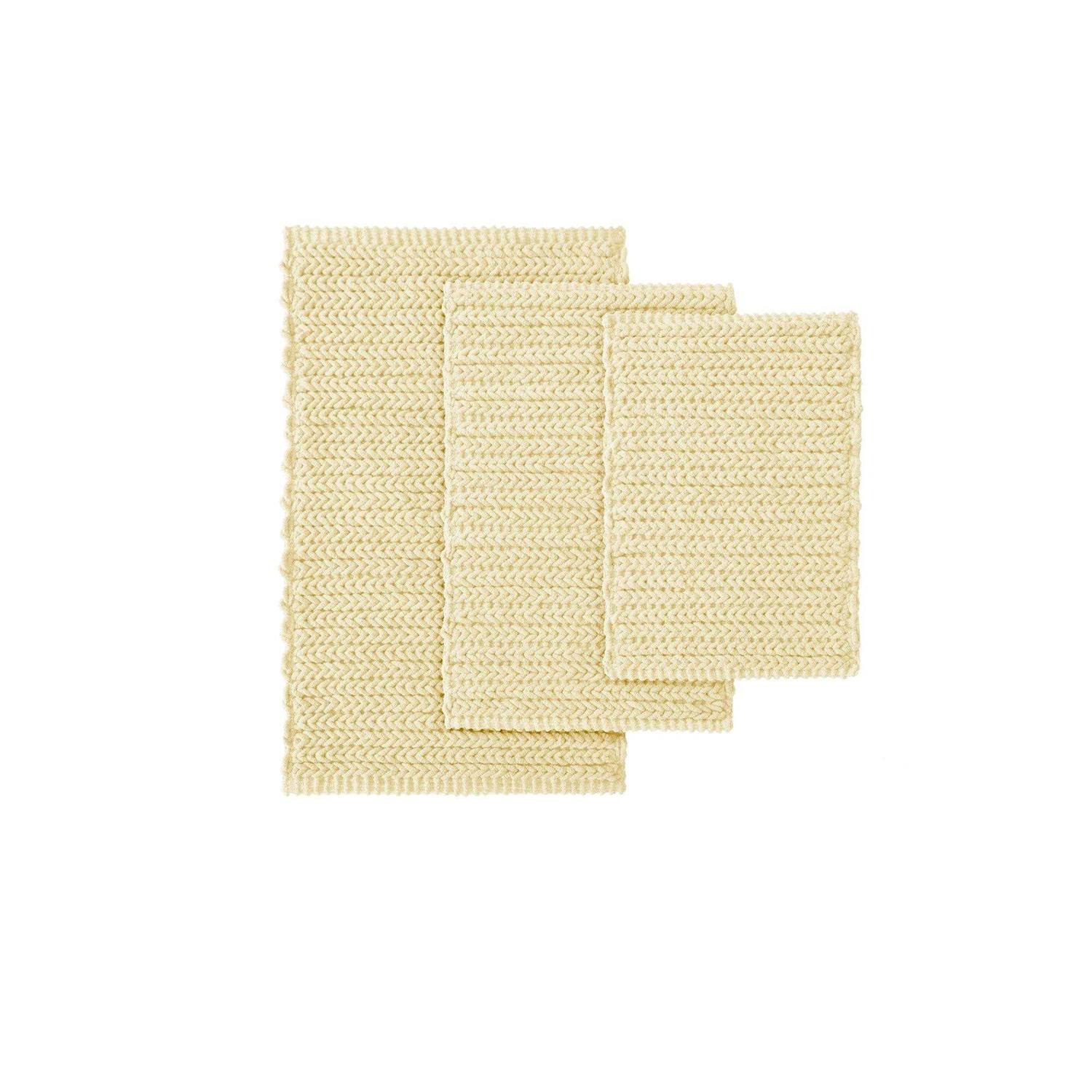 Madison Park Lasso Cotton Chenille Chain Stitch Rug - Image 3
