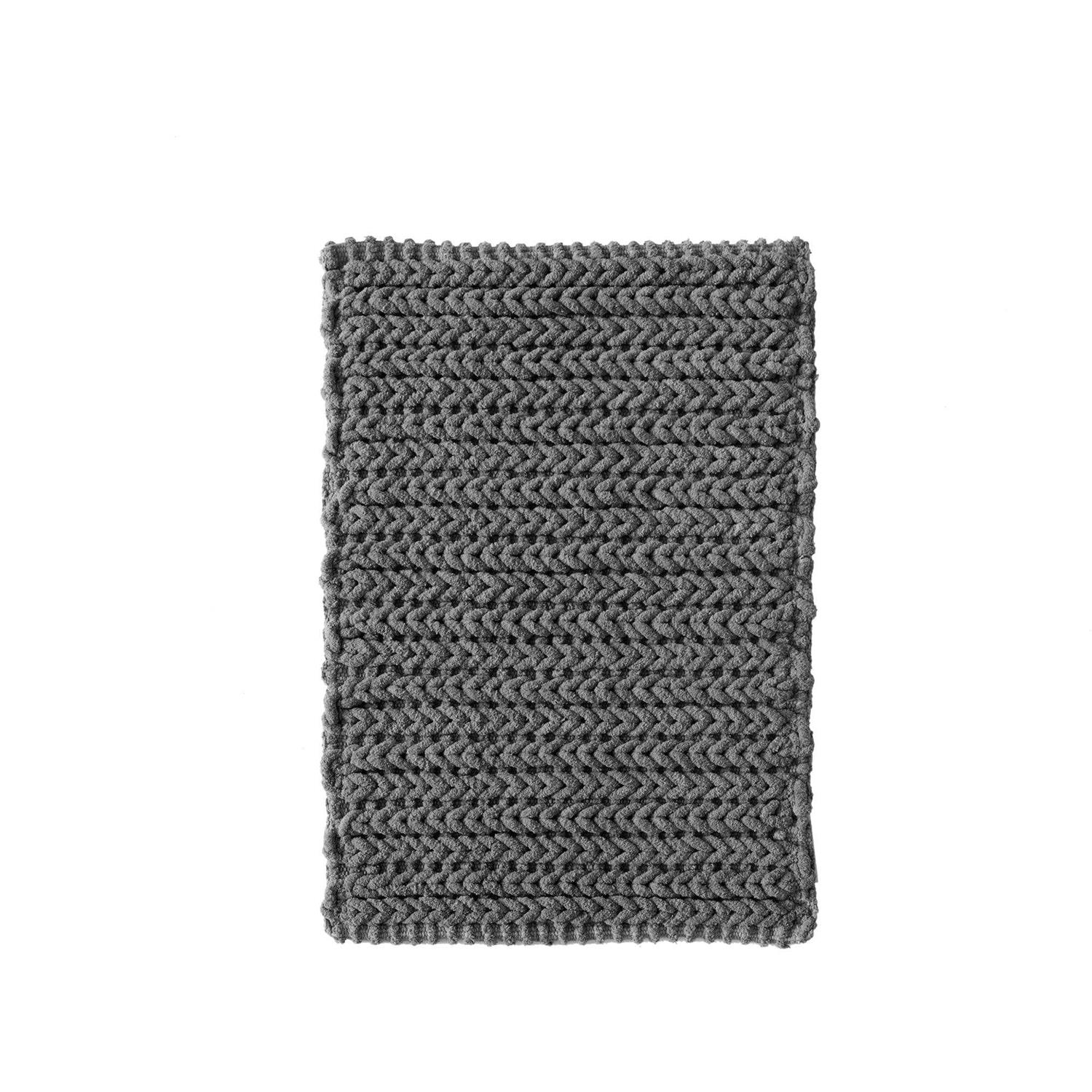 Madison Park Lasso Cotton Chenille Chain Stitch Rug - Image 5