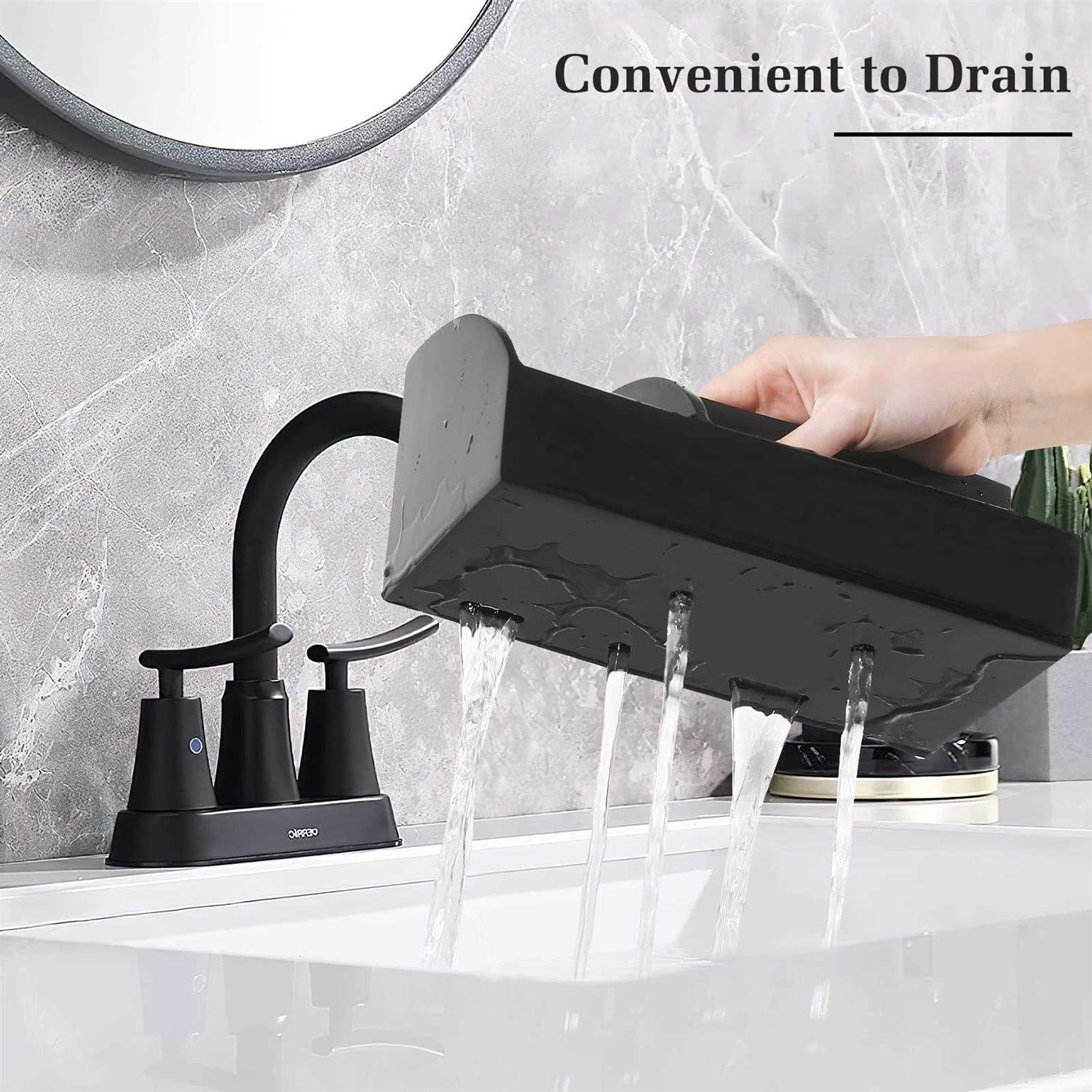 Luxspire Toothbrush Holder for Bathroom 5 Bathroom Organizer Countertop - Image 2
