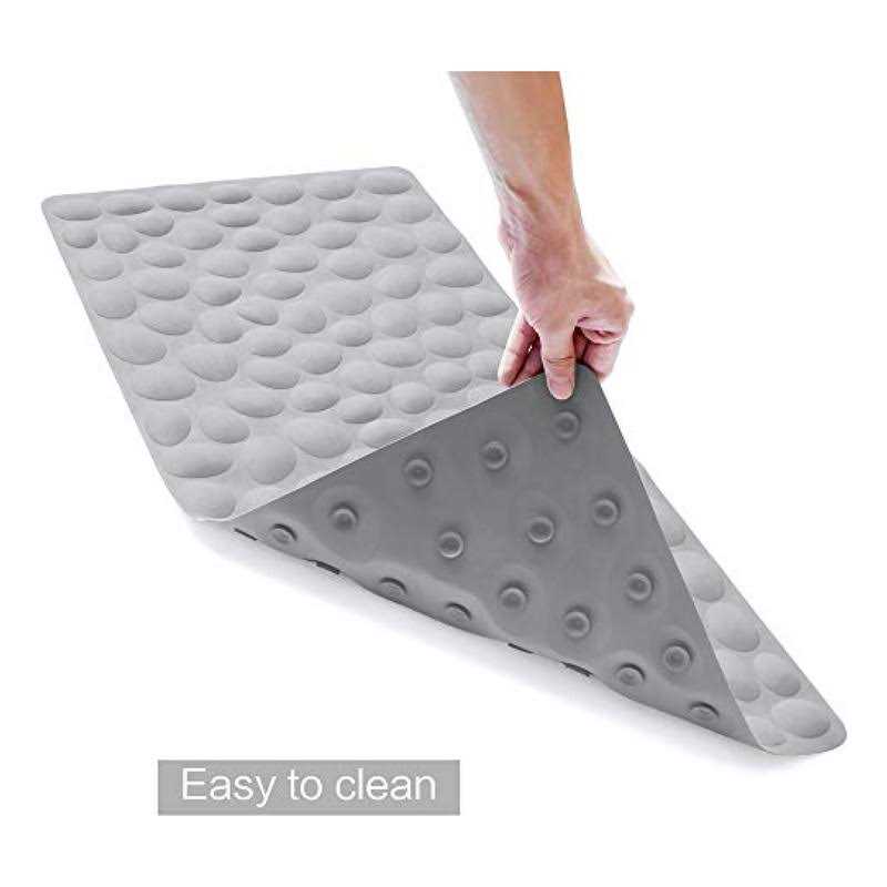 Non-Slip Bathtub Mat Othway Soft Rubber Bathroom Bathmat with Strong Suction Cups - Image 3