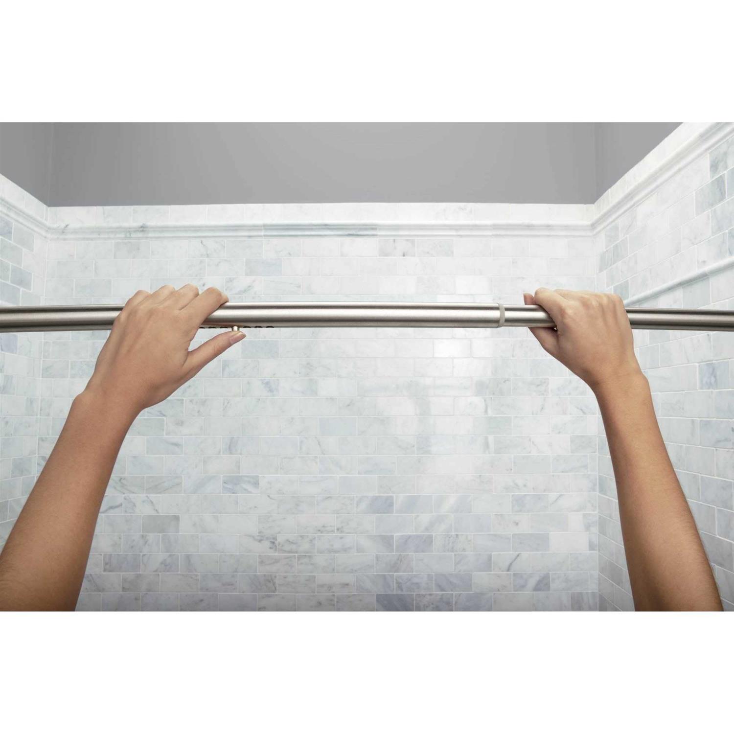 Moen CSR2172BN Adjustable Tension Curved Shower Rod - Image 4