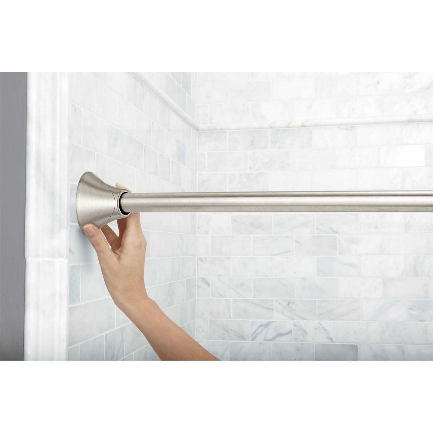 Moen CSR2172BN Adjustable Tension Curved Shower Rod - Image 5