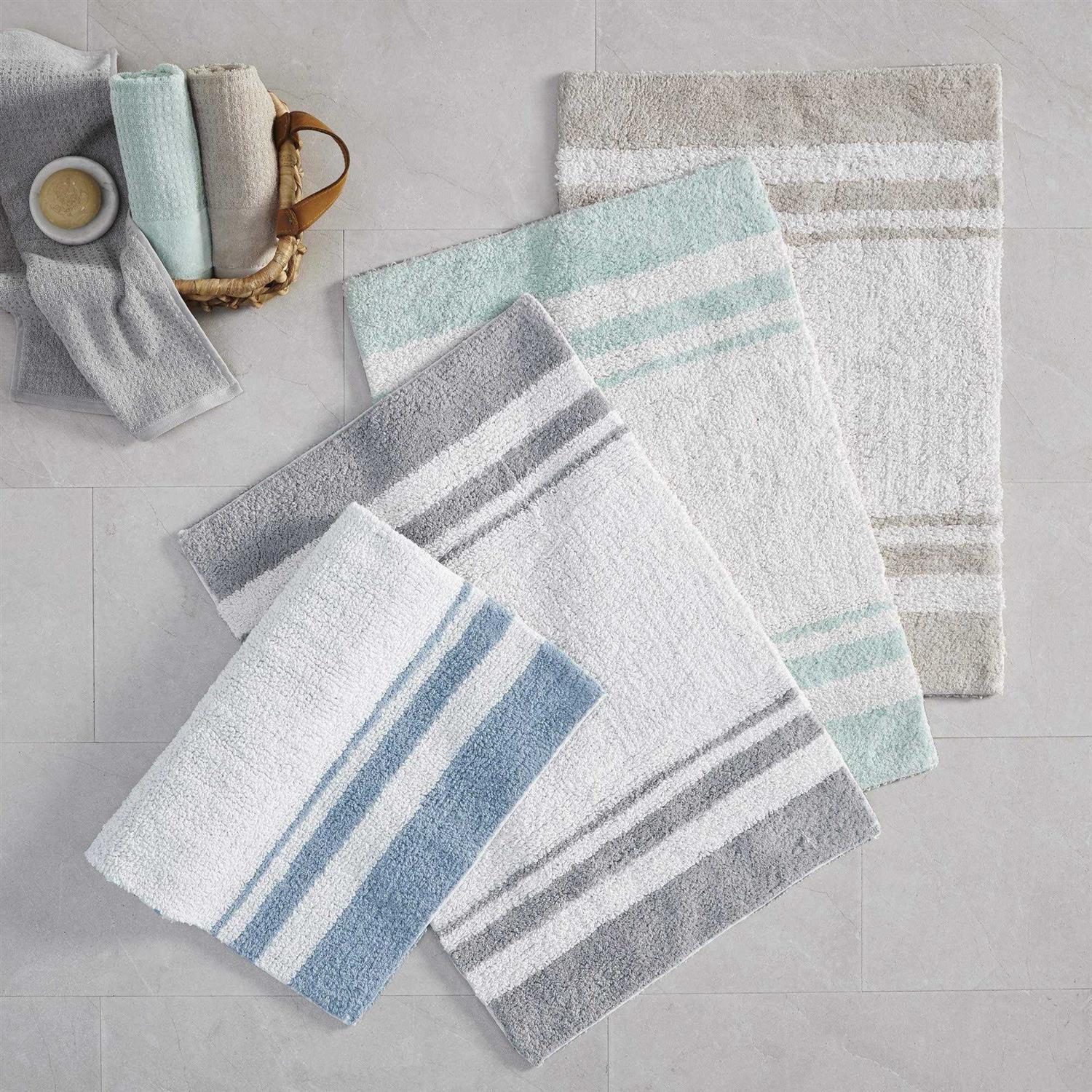 Madison Park Spa Cotton Reversible Bath Rug - Image 3