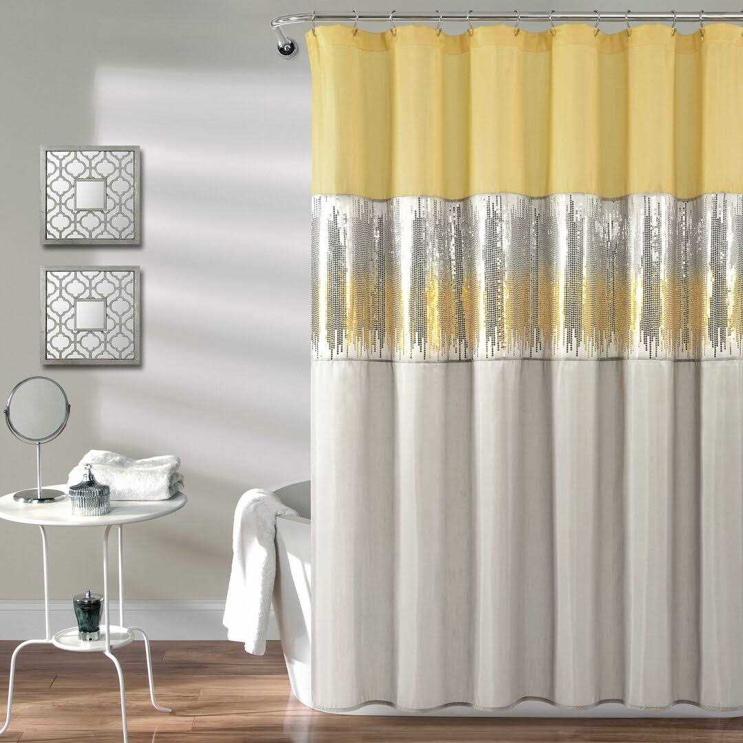 Pruneda Striped Single Shower Curtain Mercer41