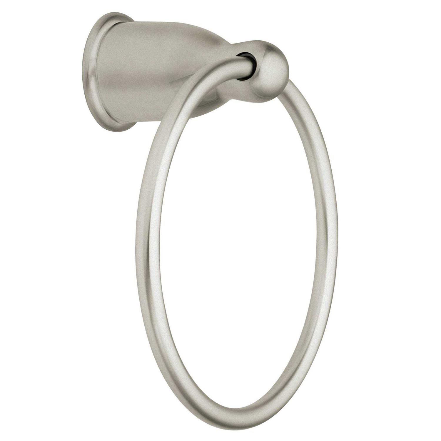 Moen YB8086SN Mason Satin Nickel Towel Ring