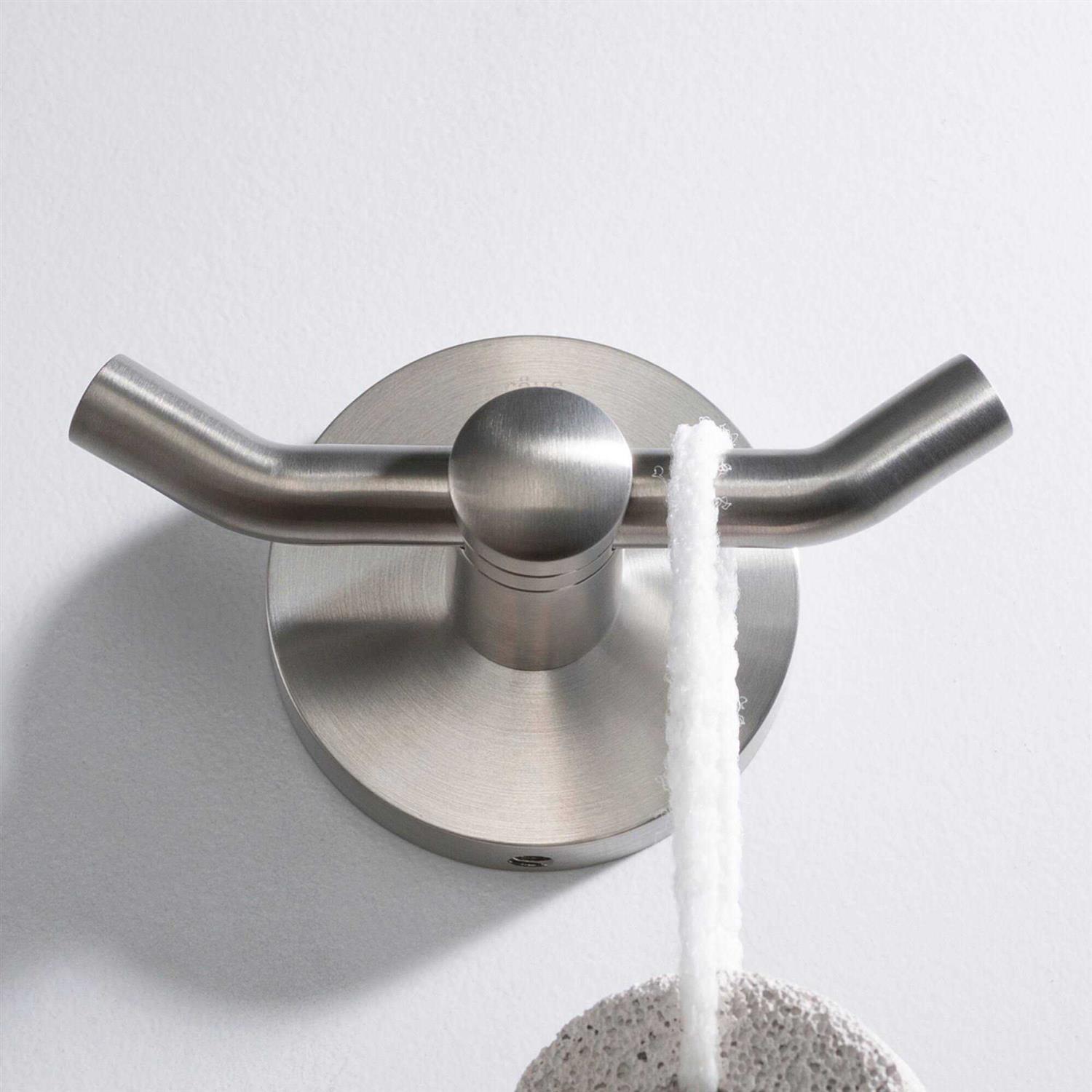 Kraus Elie Bathroom Robe and Towel Double Hook KEA-18802MB - Image 3