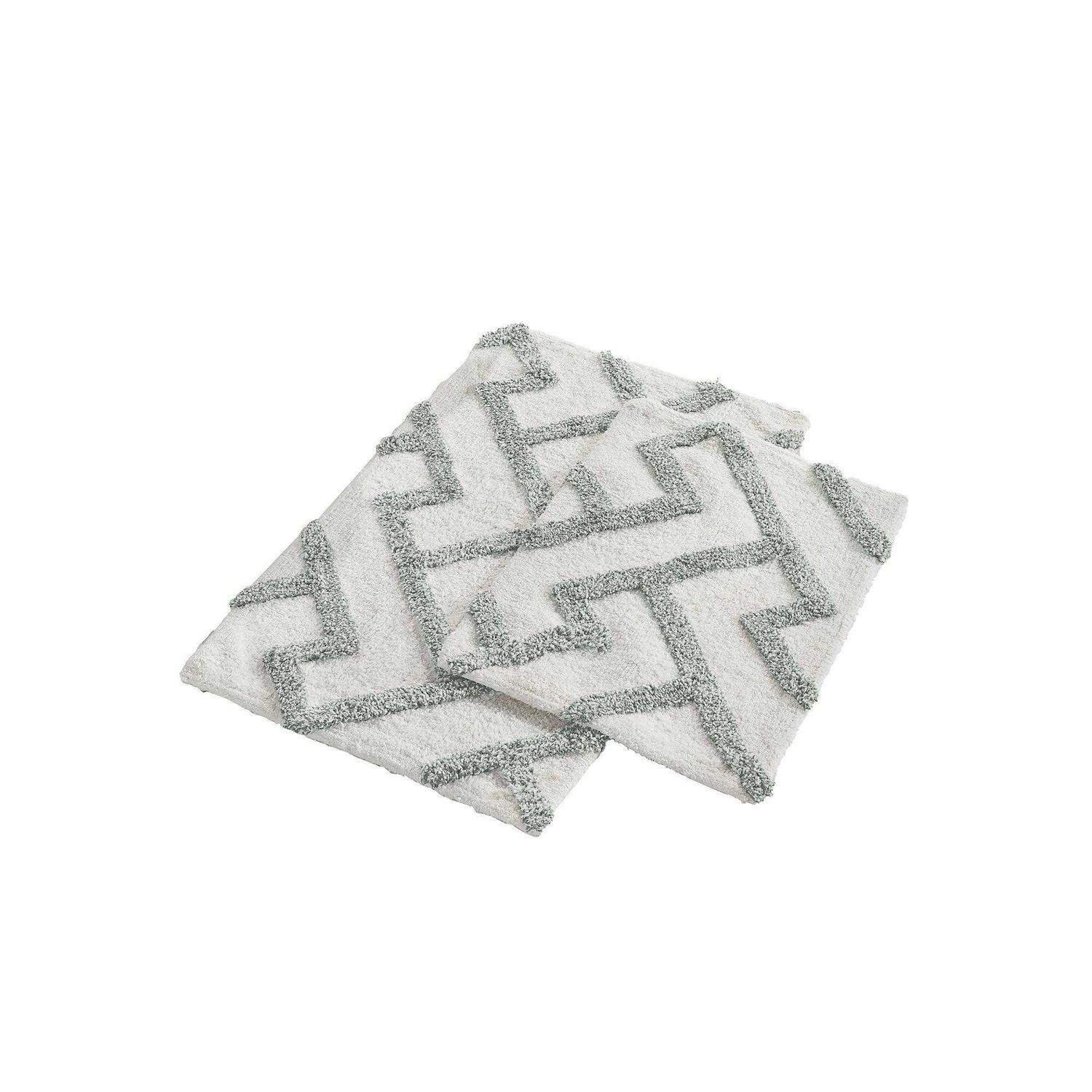 Modern Threads 2 Pack 100% Cotton Textured Bath Mat - Image 4