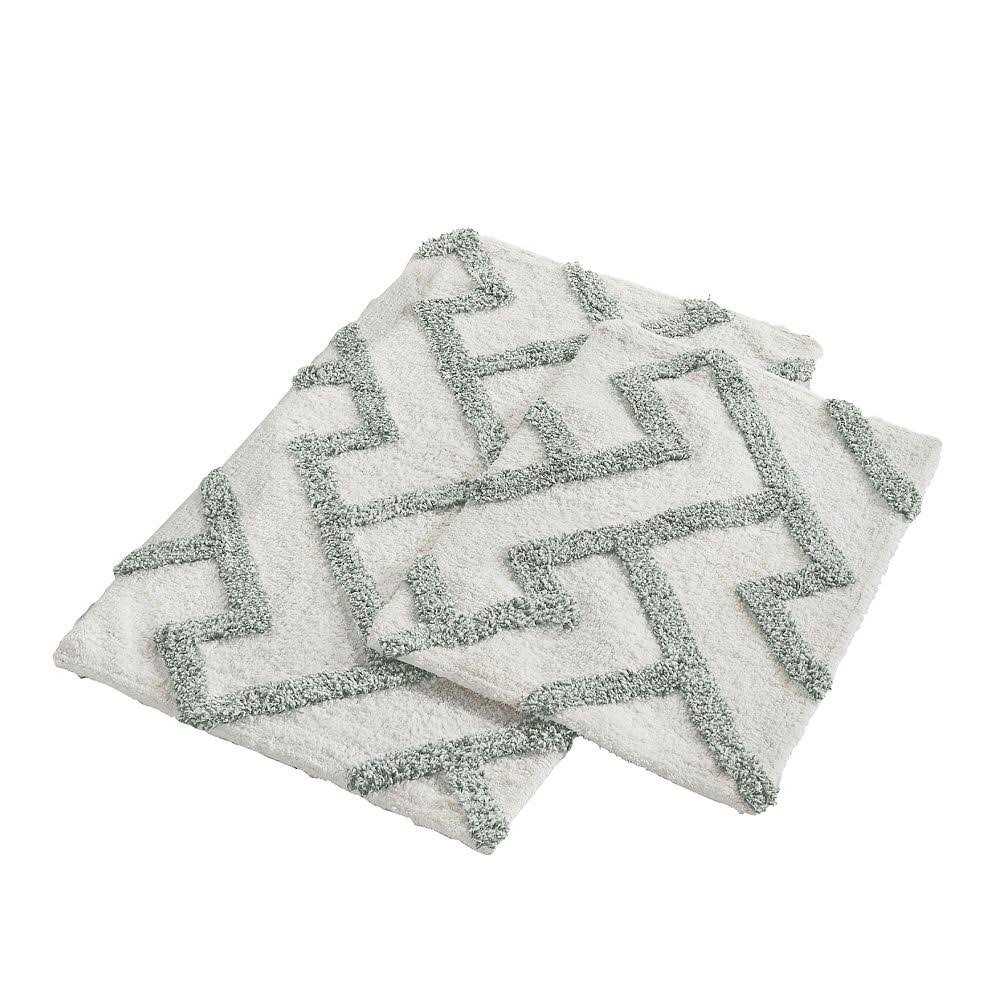 Modern Threads 2 Pack 100% Cotton Textured Bath Mat - Image 5