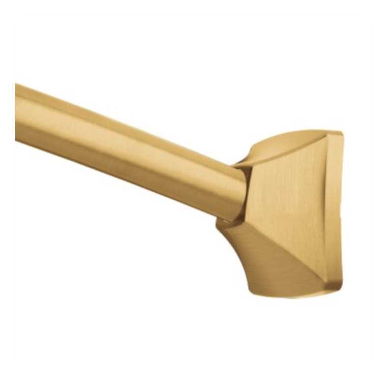 Moen Old World Bronze Adjustable Curved Shower Rod - Image 5