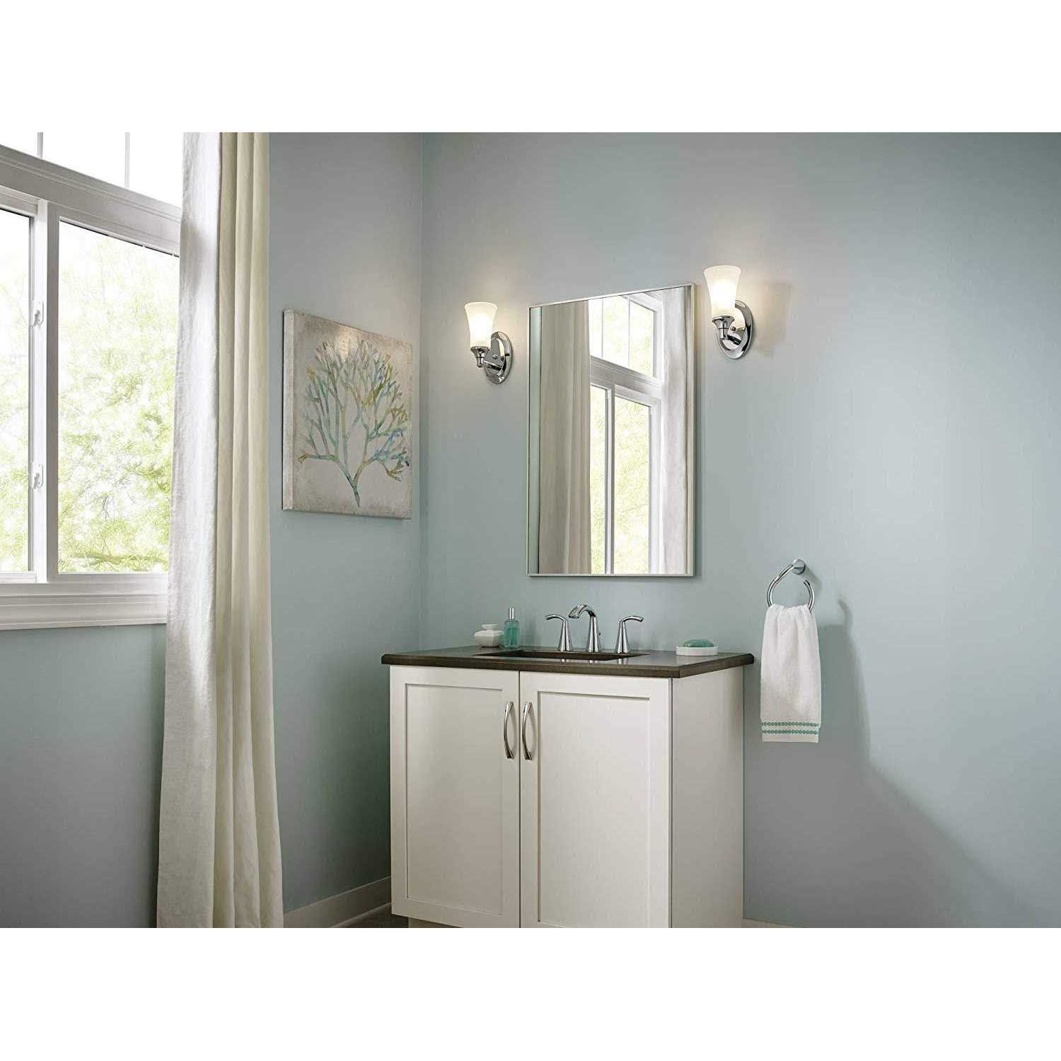 Moen YB2386BN Glyde Brushed Nickel Towel Ring - Image 2