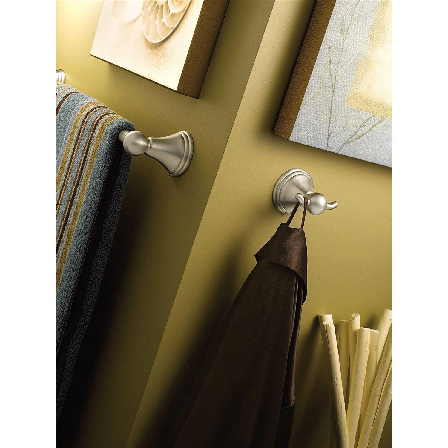 Moen Preston Brushed Nickel Towel Bar - Image 3