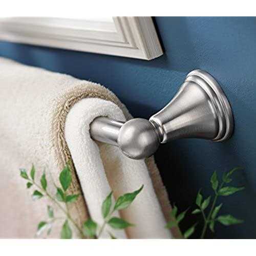 Moen Preston Brushed Nickel Towel Bar - Image 2