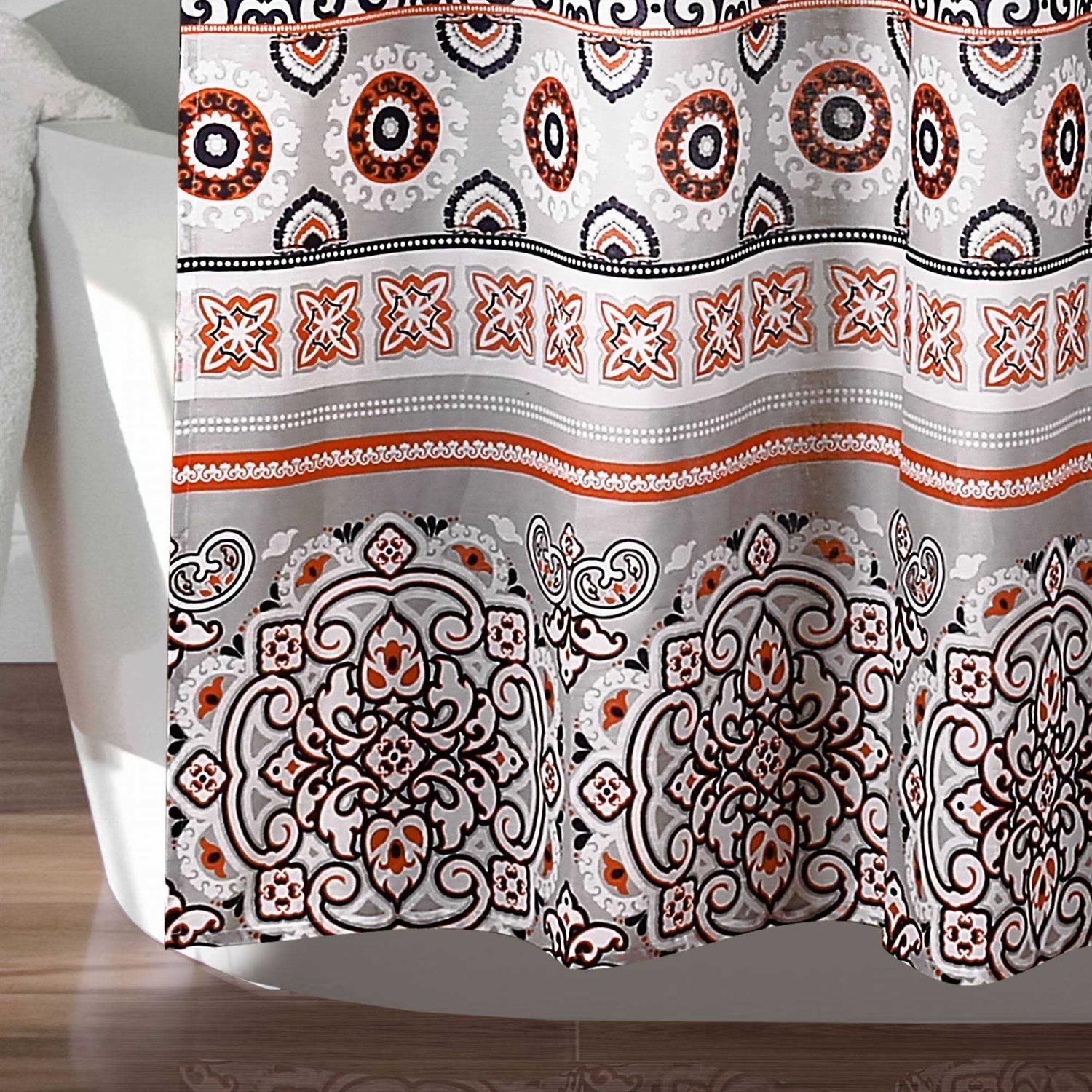 Alternative view of Lush Decor Nesco Stripe Shower Curtain