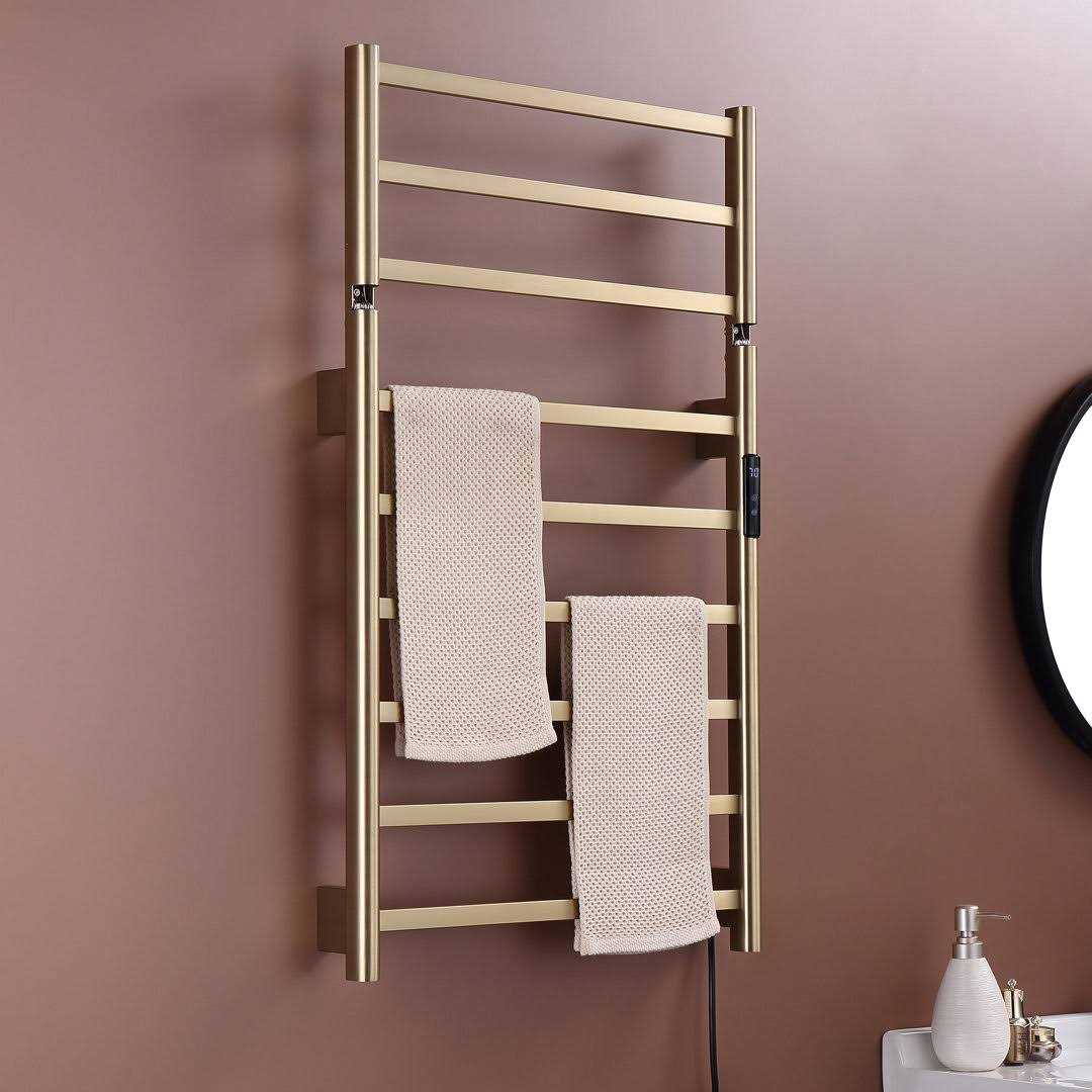 Langsun FK08 Wall Mount Electric Heated Towel Warmer Finish - Image 3
