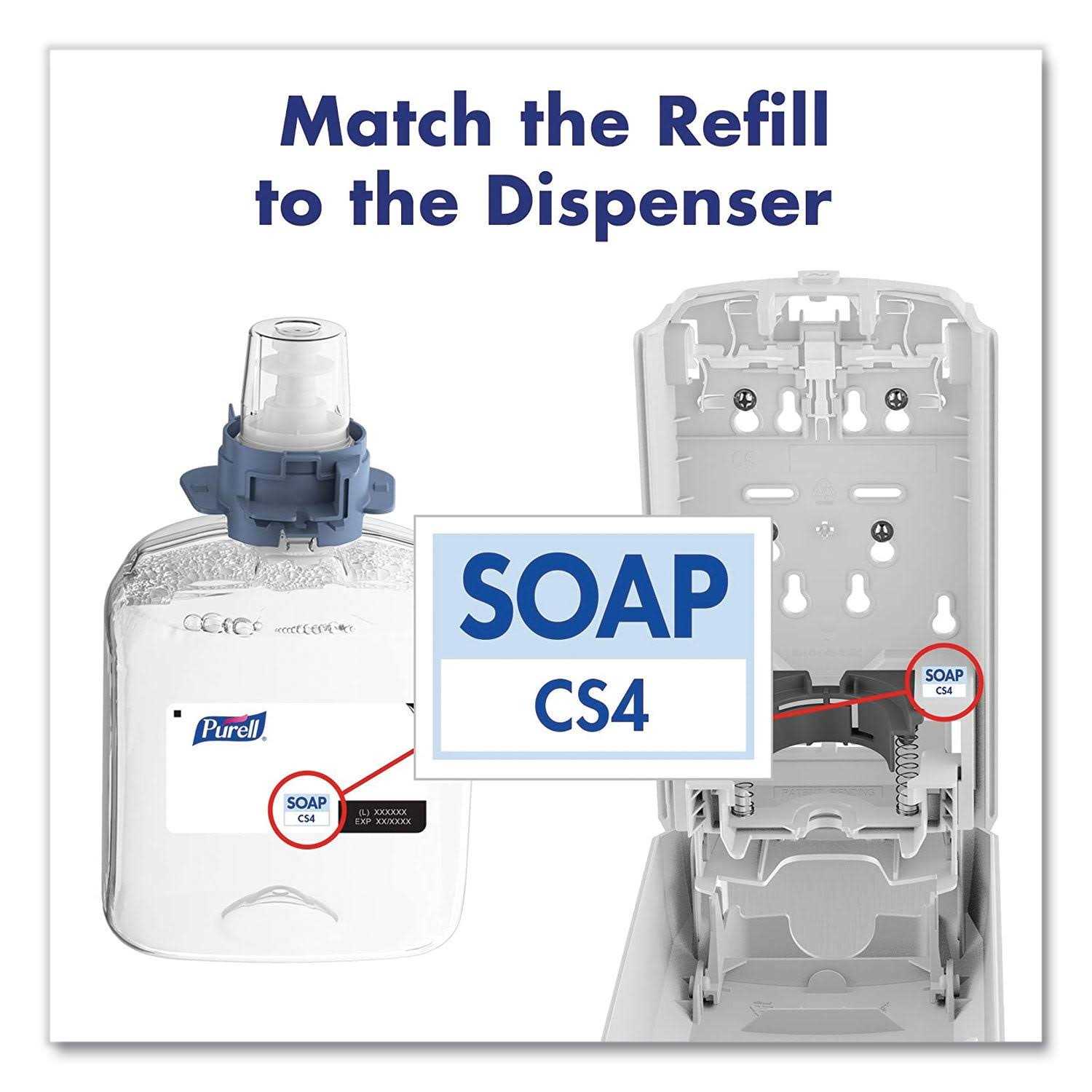 Purell CS4 Push-Style Soap Dispenser - Image 2