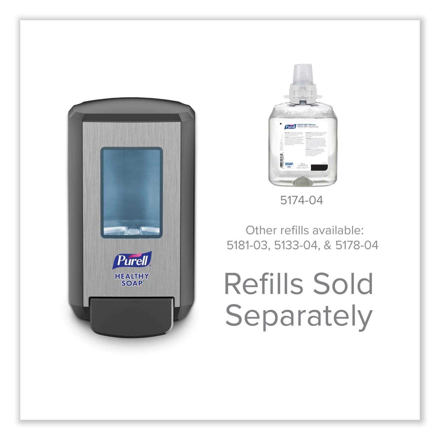Purell CS4 Push-Style Soap Dispenser - Image 4