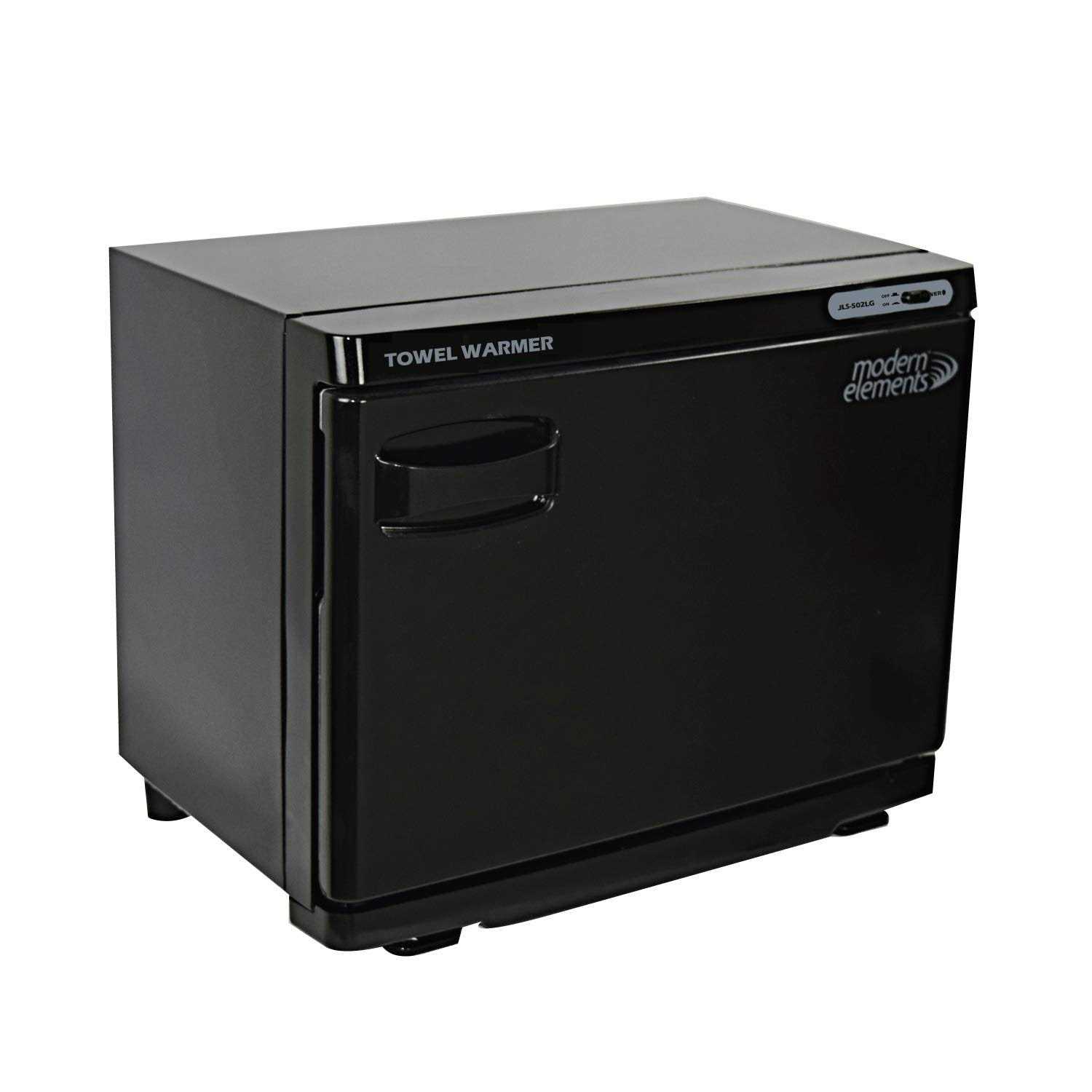 Modern Elements Large Black Hot Towel Warmer