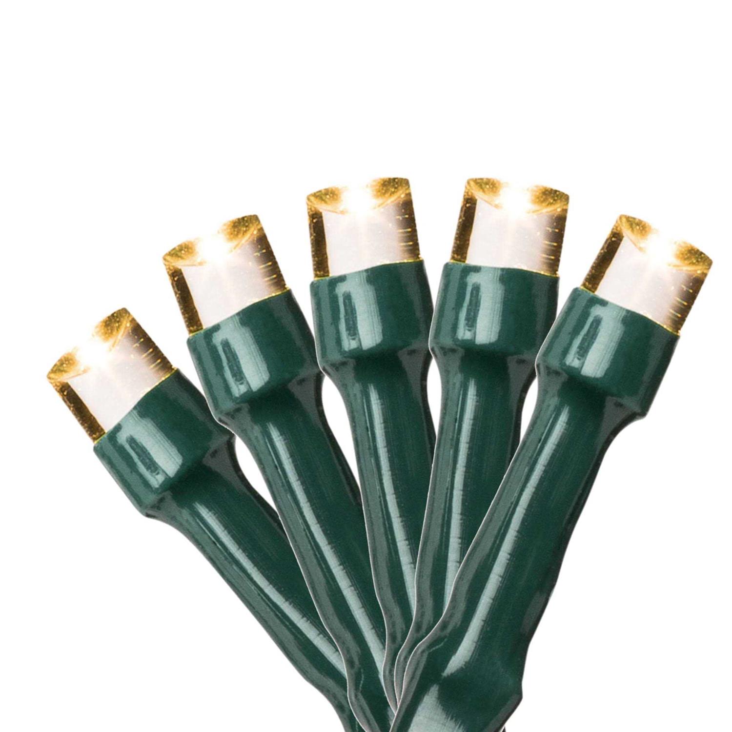 Holiday Time 50-Count Battery-Operated 8-Function LED Micro Christmas Lights