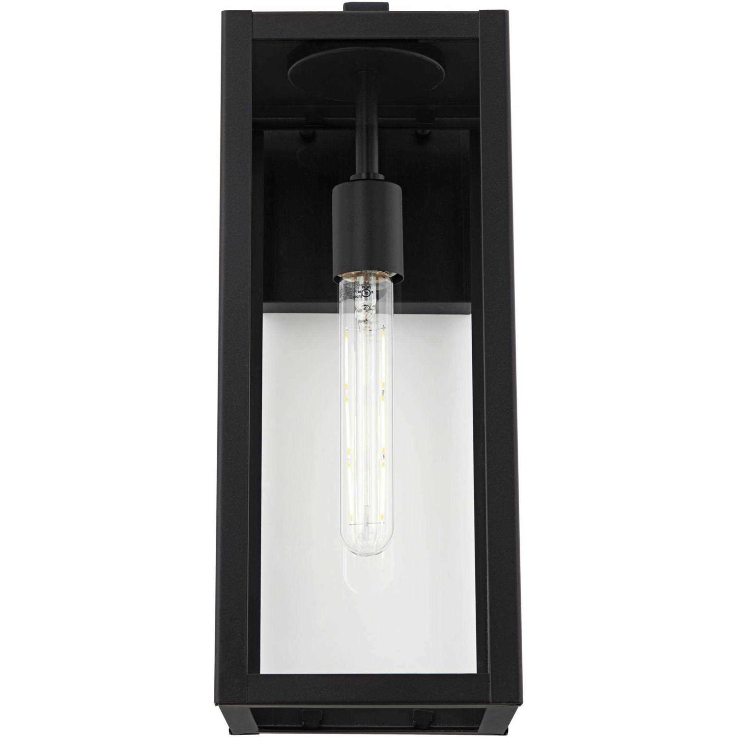John Timberland Titan Modern Outdoor Wall Light Fixture Mystic Black 17 Clear Glass for Post Exterior Barn Deck House Porch Yard Patio Home Outside - Image 4
