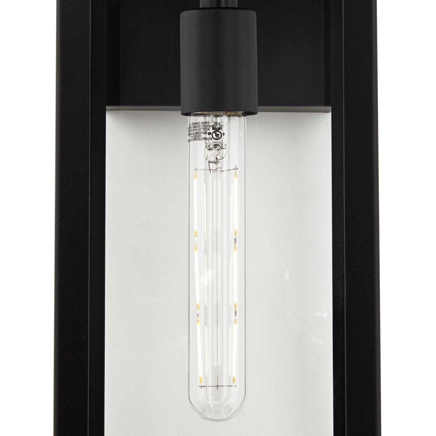John Timberland Titan Modern Outdoor Wall Light Fixture Mystic Black 17 Clear Glass for Post Exterior Barn Deck House Porch Yard Patio Home Outside - Image 5