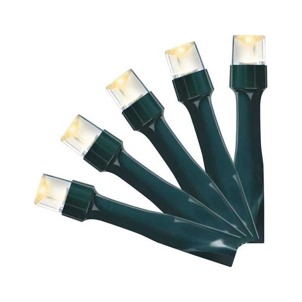Home Accents Holiday 26 ft. 100-Light White LED Battery-Operated Light String with Timer - Image 4